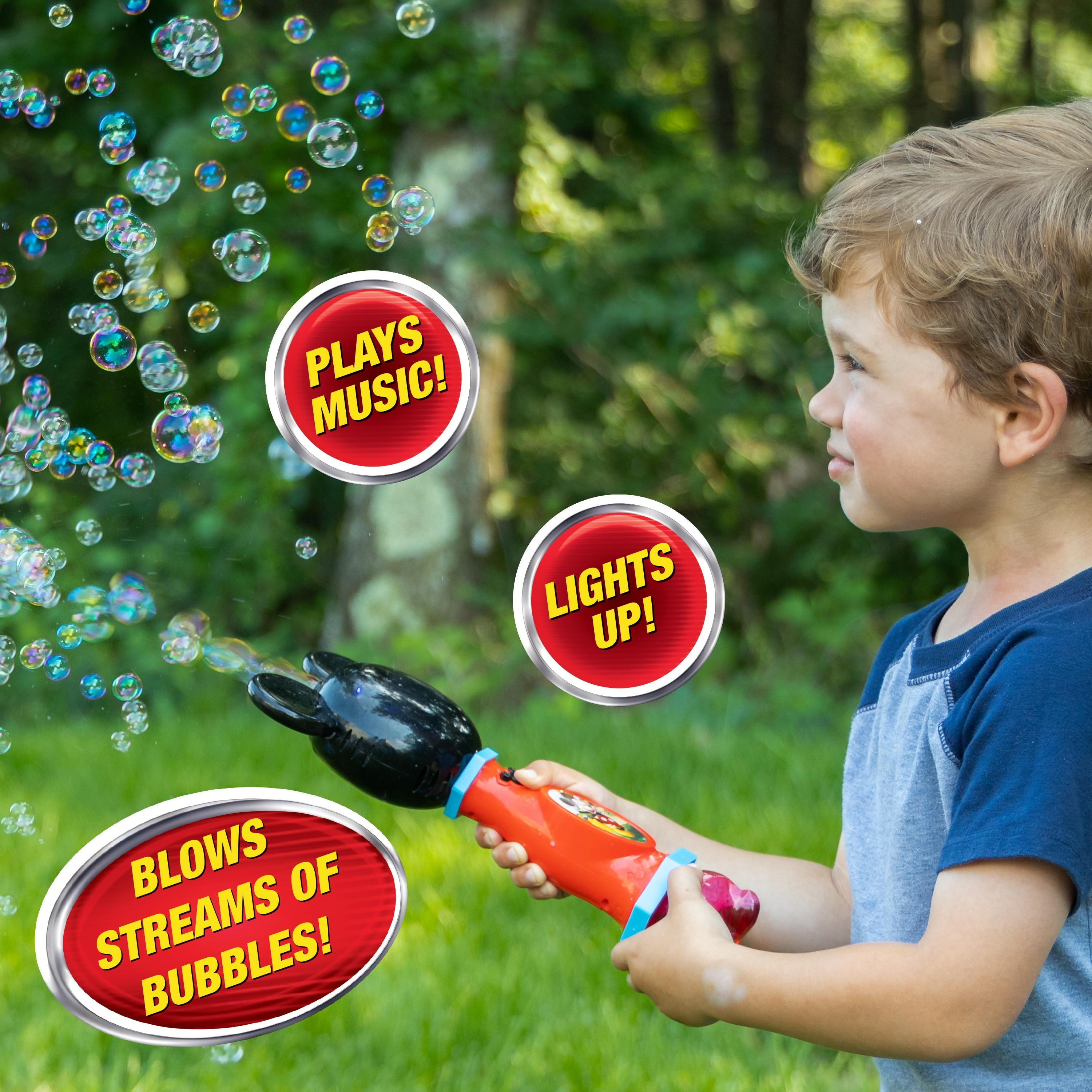 Disney Mickey Mouse Light and Sound Bubble Wand (4 fl oz) vyn6k