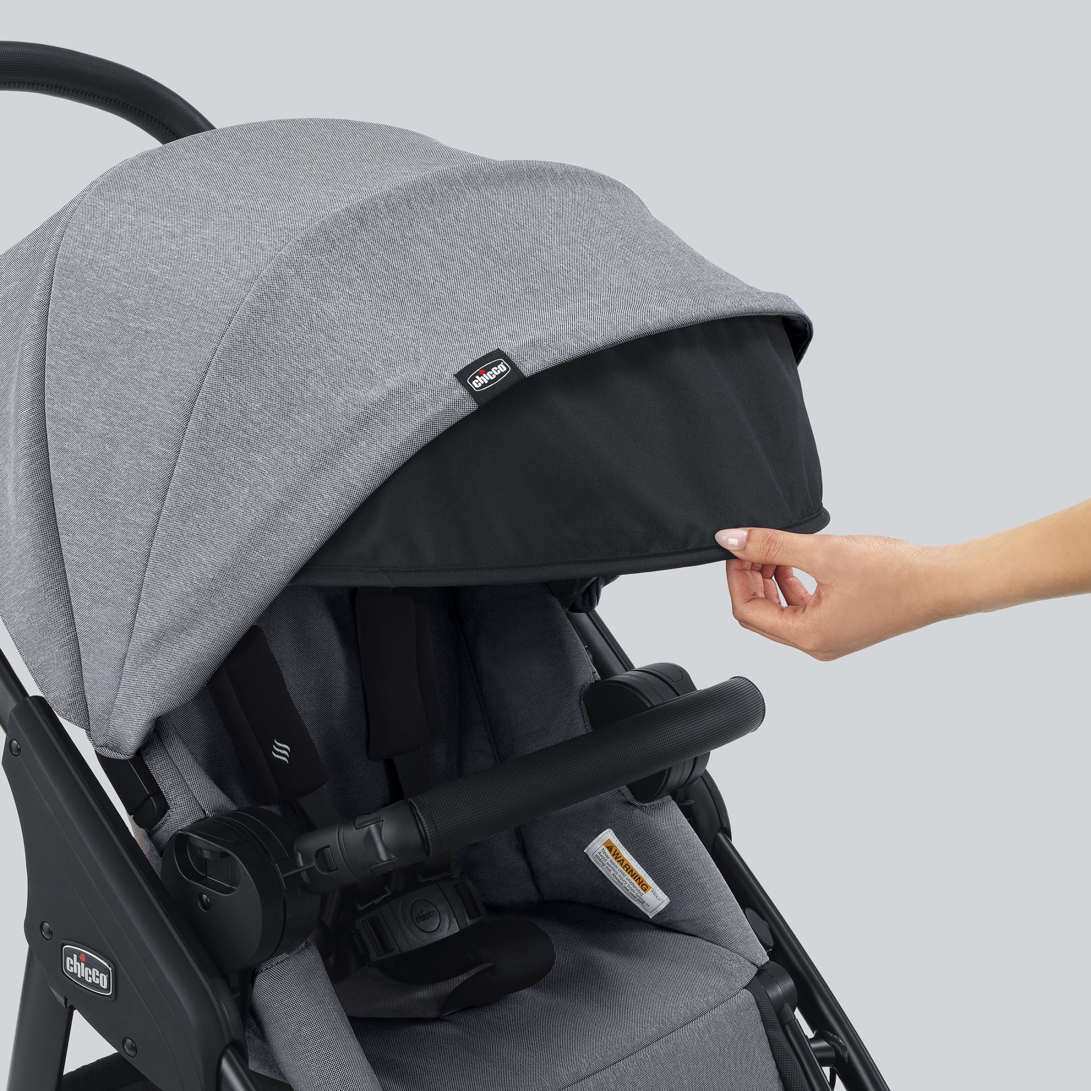 Chicco Corso LE ClearTex Modular Travel System with KeyFit Max Infant Car Seat (Canyon Grey, 1 Pack) vp6mx
