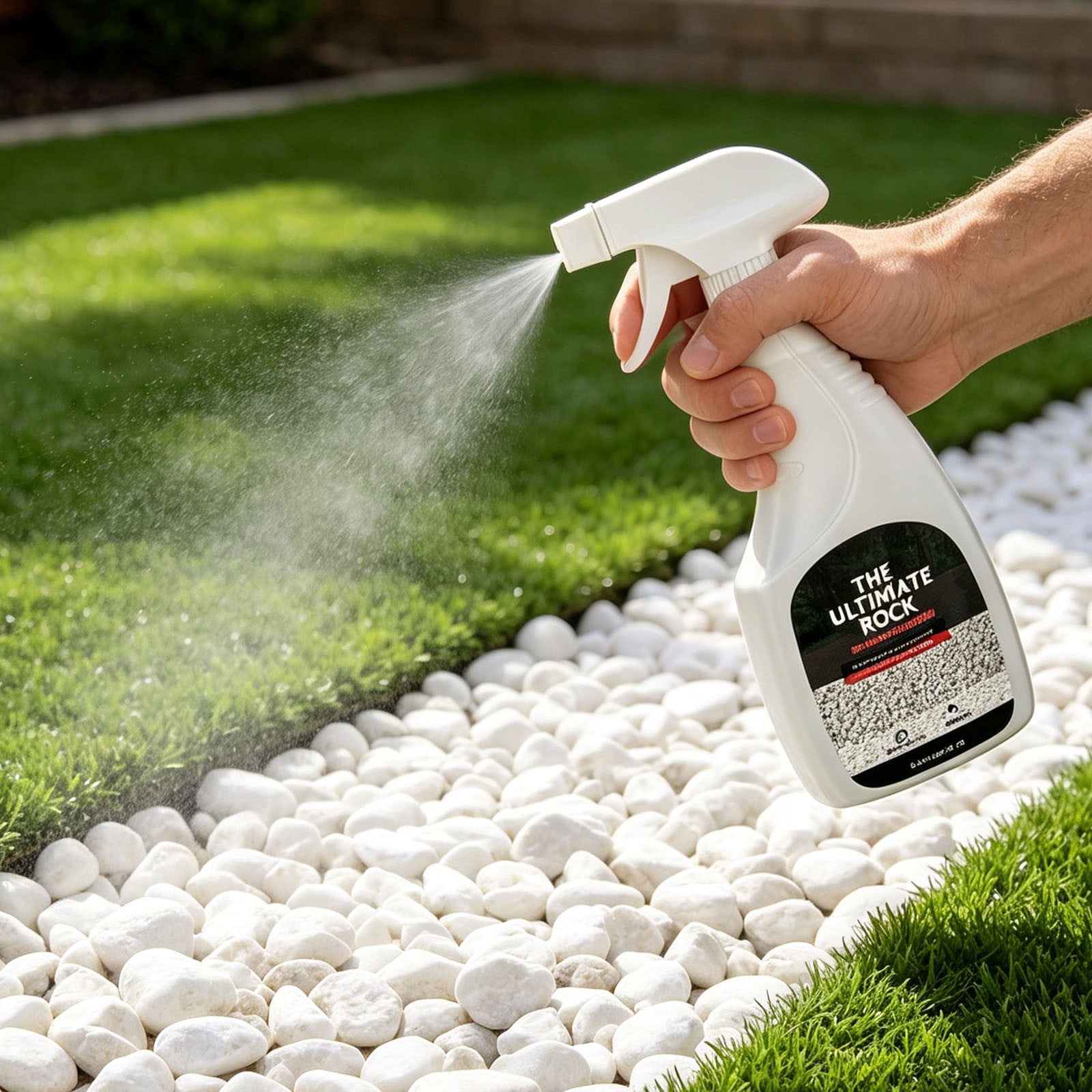 Garden Rock & Mulch Color Restorer Spray (Clear, 8.01 fl oz) 5o35s