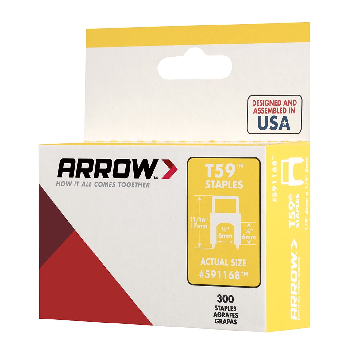 Arrow T59 Insulated Staples (Silver, 300 Count) iyiyn