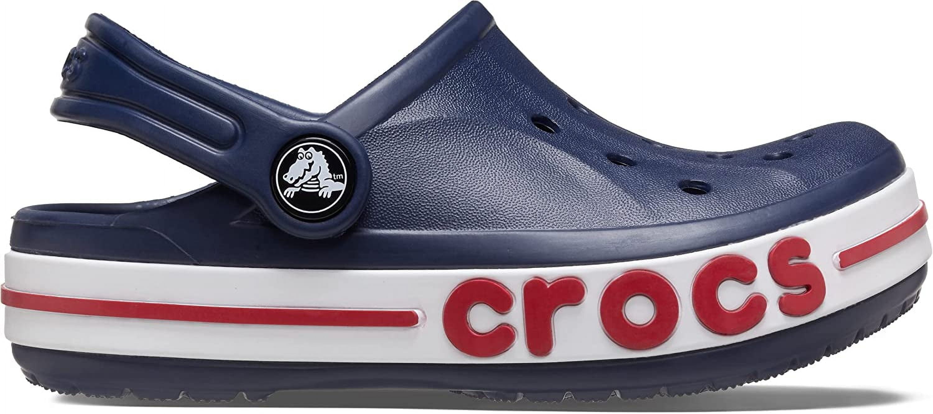 Crocs Toddler & Kids Bayaband Clog Lightweight Slip-On Water Shoes (Navy, 10 Toddler) 5zp4q