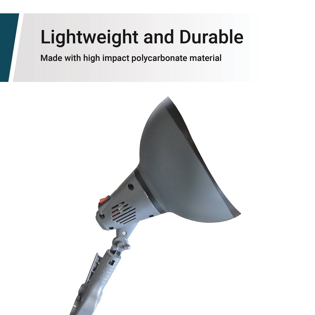 StonePoint LED Clamp Lamp Heavy Duty Work Light with Adjustable Grip (75 Watt Capacity) umenn