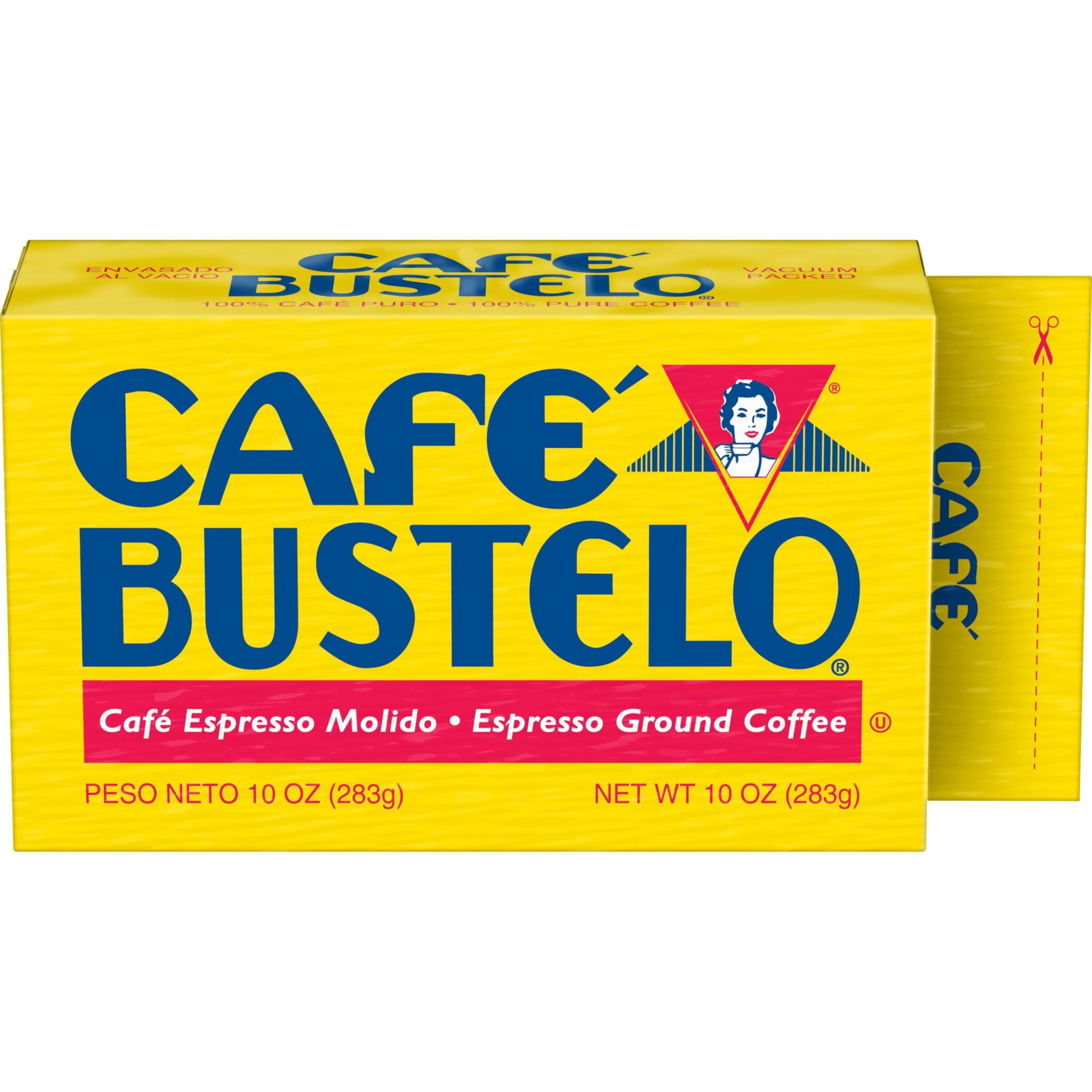 Cafe Bustelo Espresso Style Dark Roast Ground Coffee (10 oz) 0e6m6
