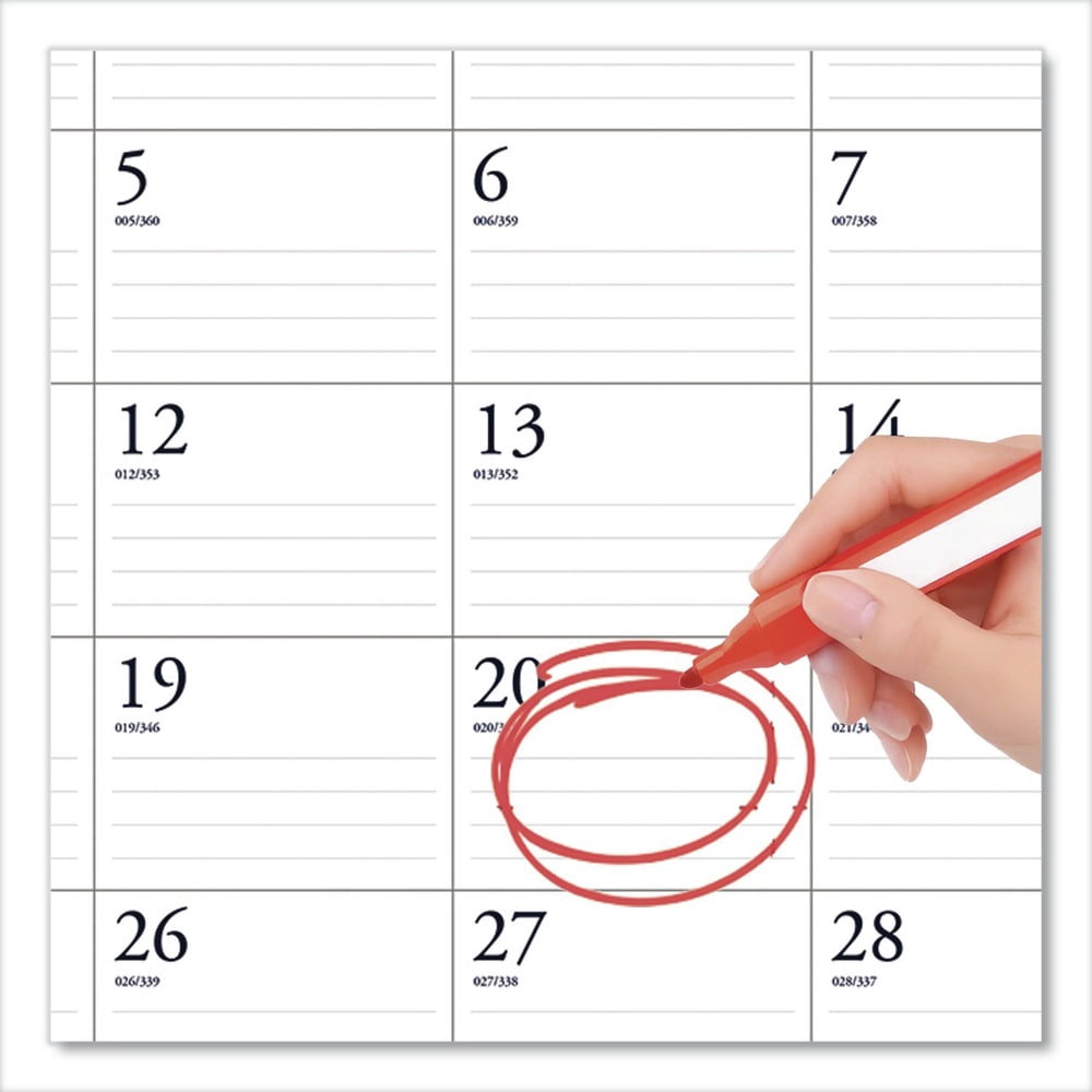 House of Doolittle 14-Month Academic Desk Pad Calendar, Recycled Paper, Professional Planning (White, 22 in. x 17 in.) r52dq
