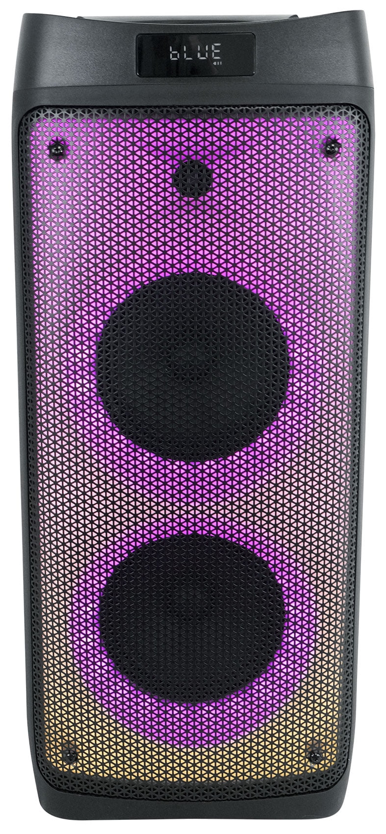 Rockville BASS PARTY 65 Portable Bluetooth Speaker with LED Lights and Mic Input (Black, 1200W) u7asp