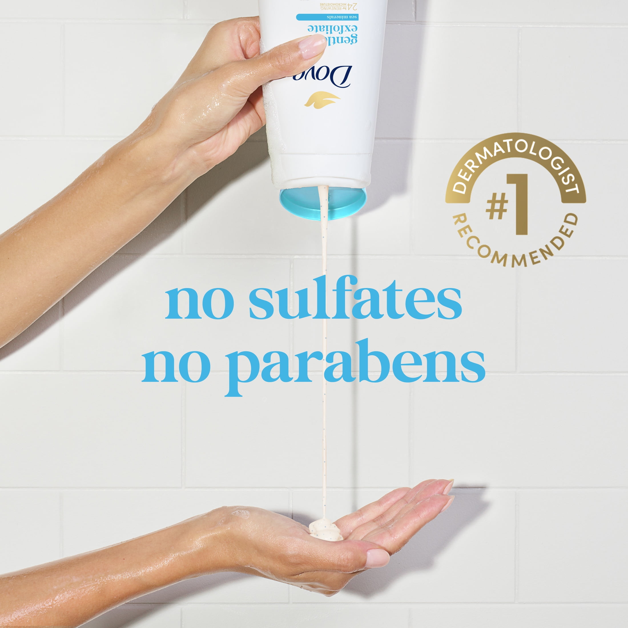 Dove Gentle Exfoliating Body Wash with Sea Minerals for Soft Skin (20 oz) 66ttx - Image 9