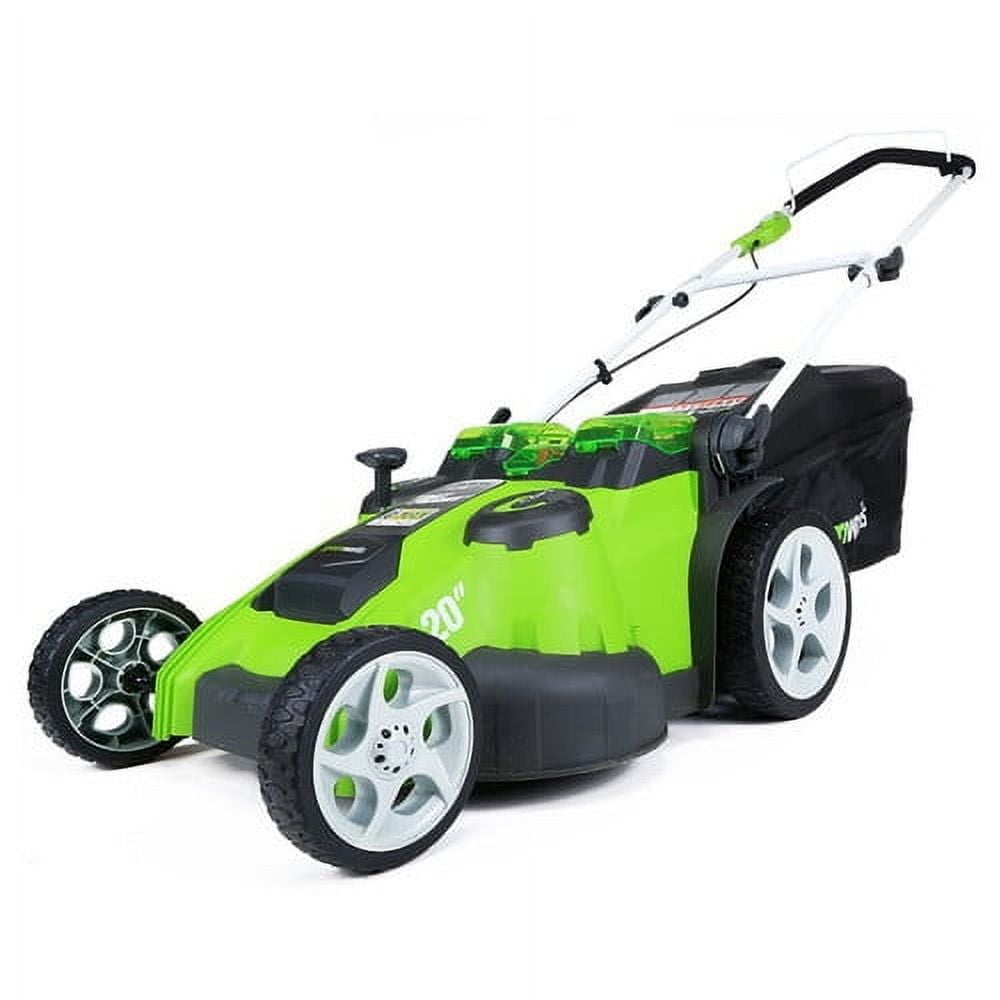 Greenworks G-Max 40V Cordless Lawn Mower, Brushless Motor, All Wheel Drive, Push Button Start (20 in) rrcp0