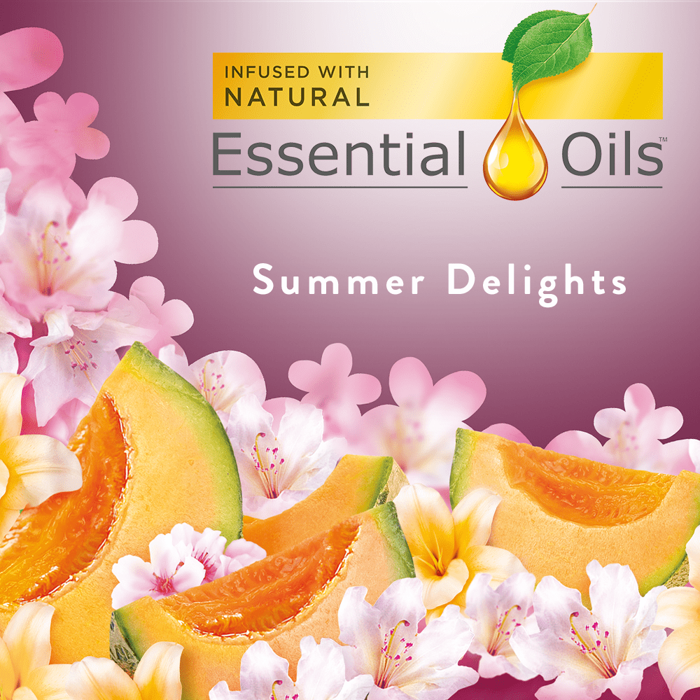 Air Wick Scented Oil Refill, Summer Delights Fragrance, Long-Lasting Home Air Freshener (3 Ct) h7een