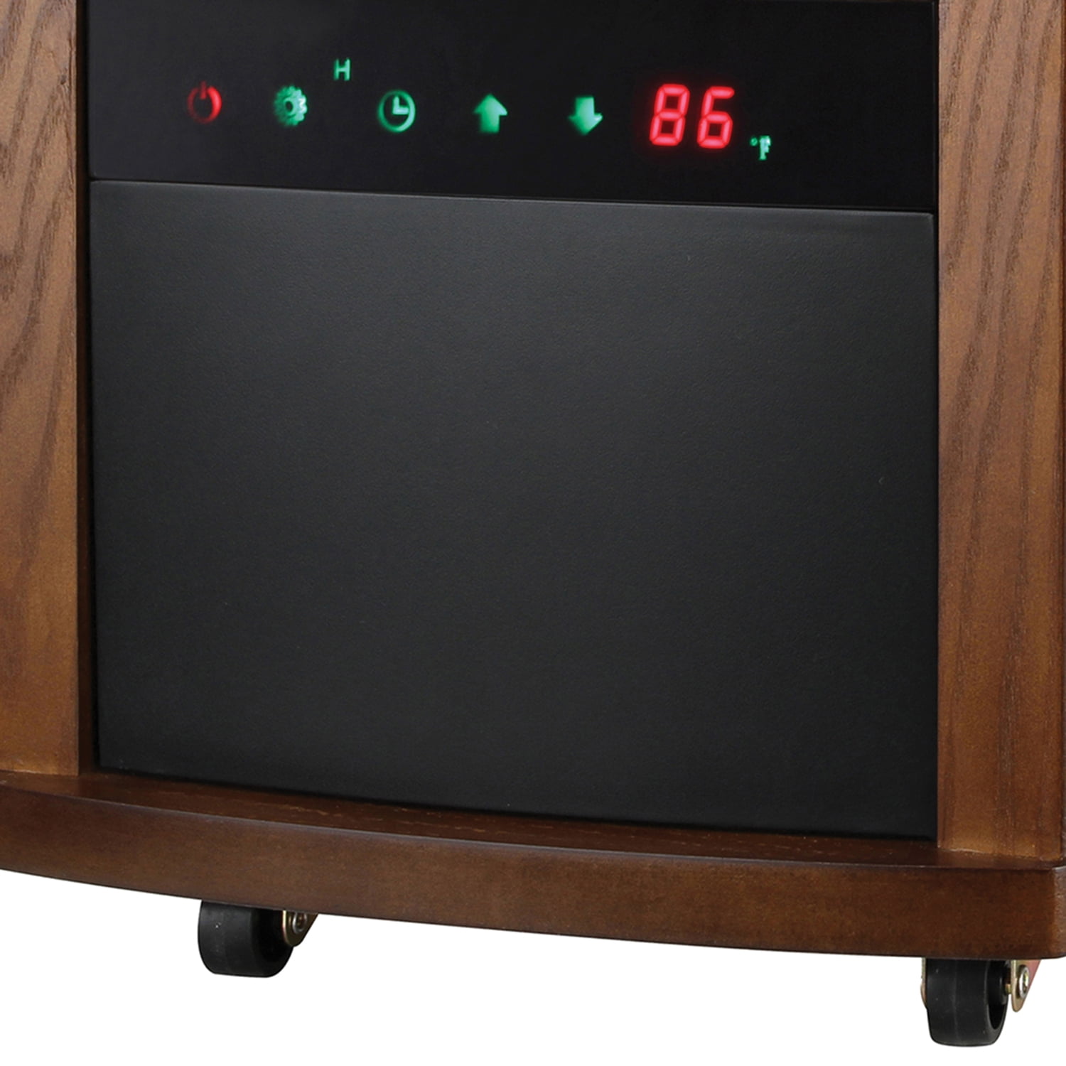 Comfort Glow Infrared Cabinet Heater with Thermostat and Remote (Brown, 1500 Watt) ifd28