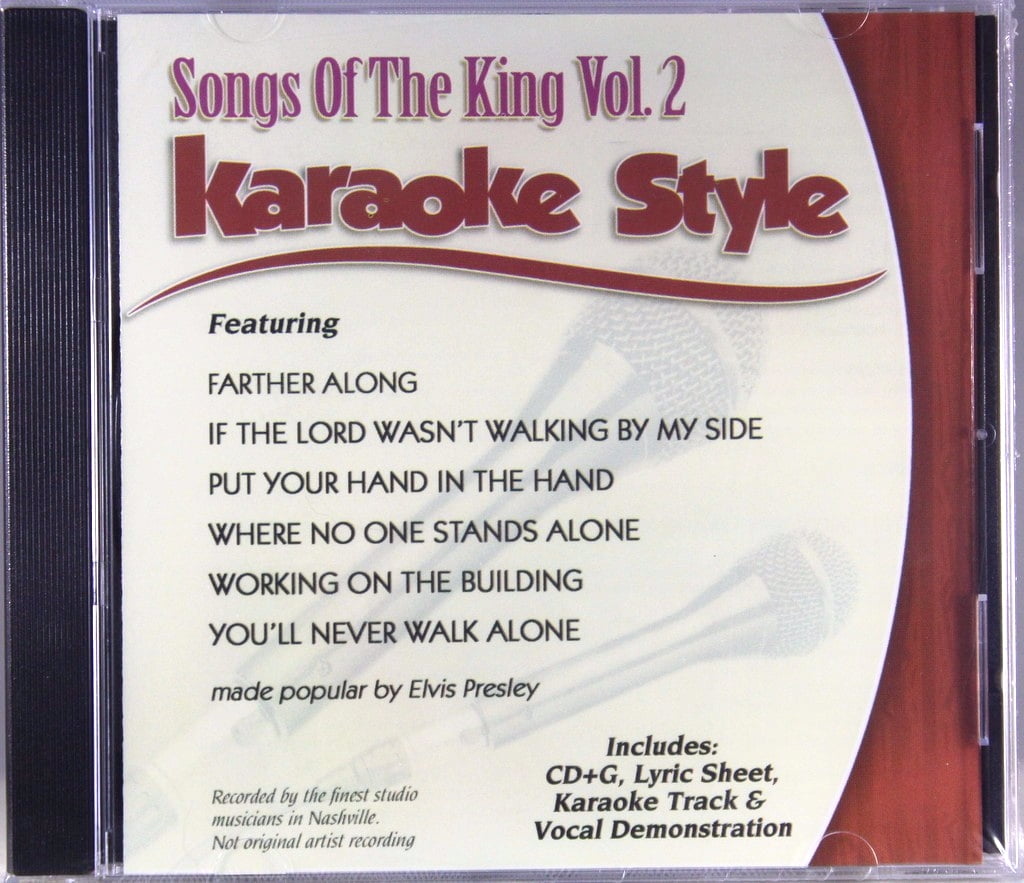 Elvis Presley Songs of the King Christian Karaoke Collection (4-Disc Set, 24 Tracks) nfd3p