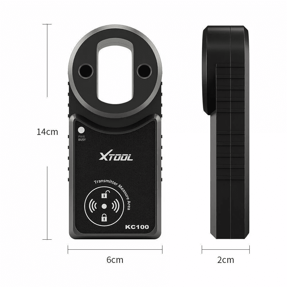 XTOOL KC100 Automotive Key Fob Programmer Adapter for Toyota Lexus VW BMW (Black) dq3wg