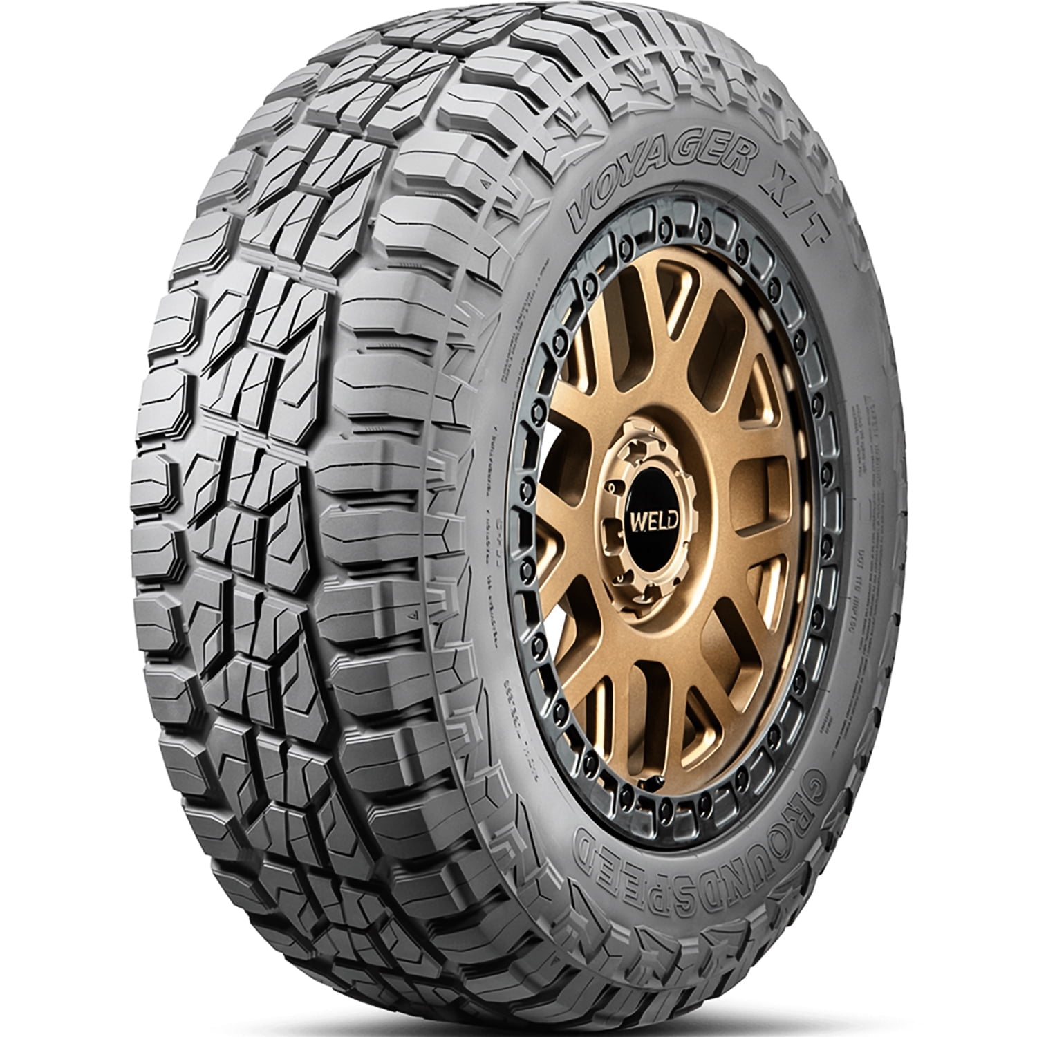 Groundspeed Voyager XT All-Terrain Light Truck and SUV Tire (LT275/70R18, 10-Ply) wjnx8