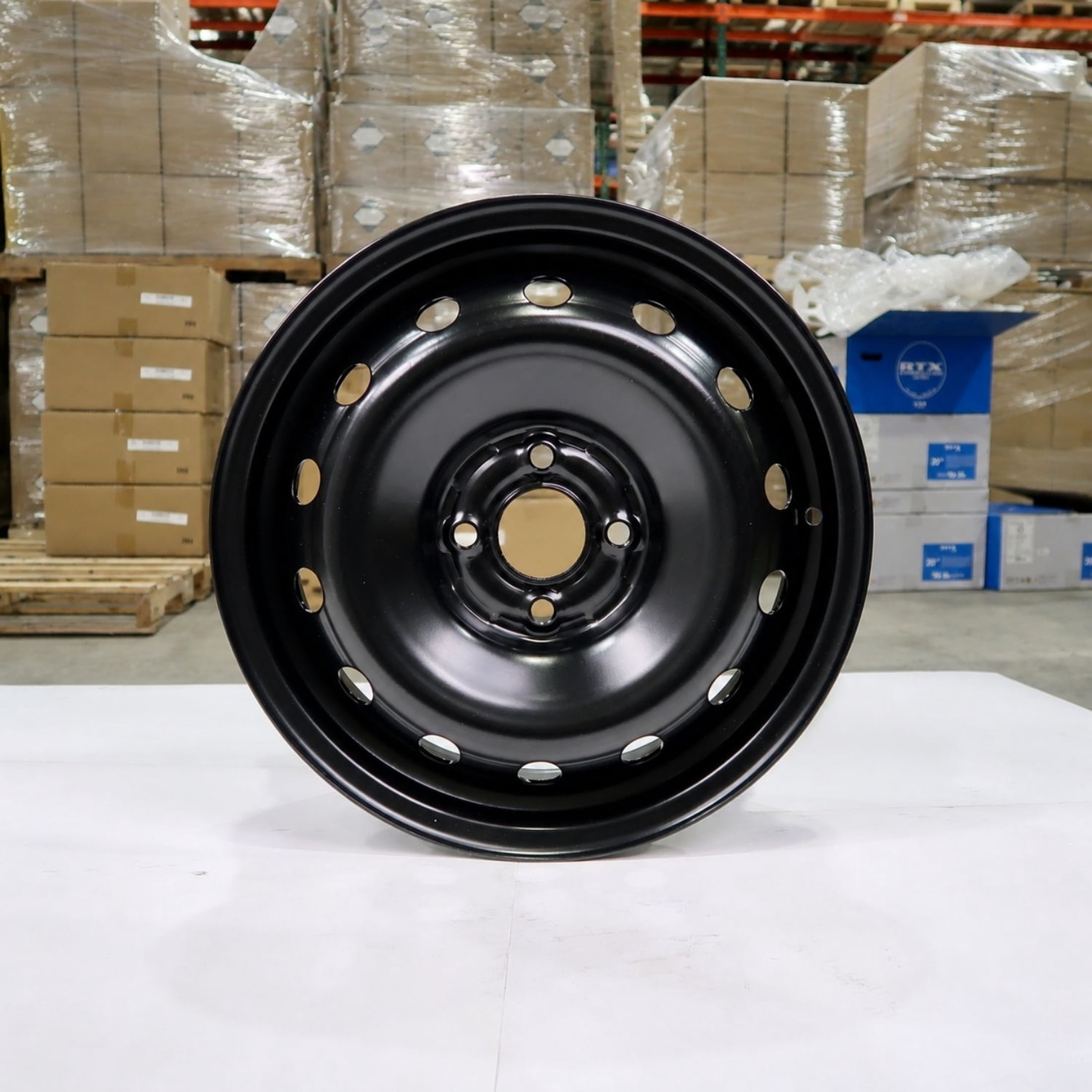 NextSet Wheels Steel Wheel Rim (Black, 15 in) cluh9