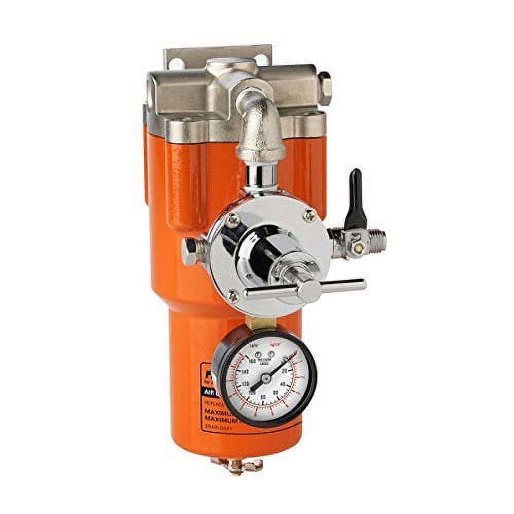 DeVilbiss FinishLine Air Line Filter Unit with 50 CFM Regulator (80 CFM, 1/2 in NPT Inlet) kv4z8