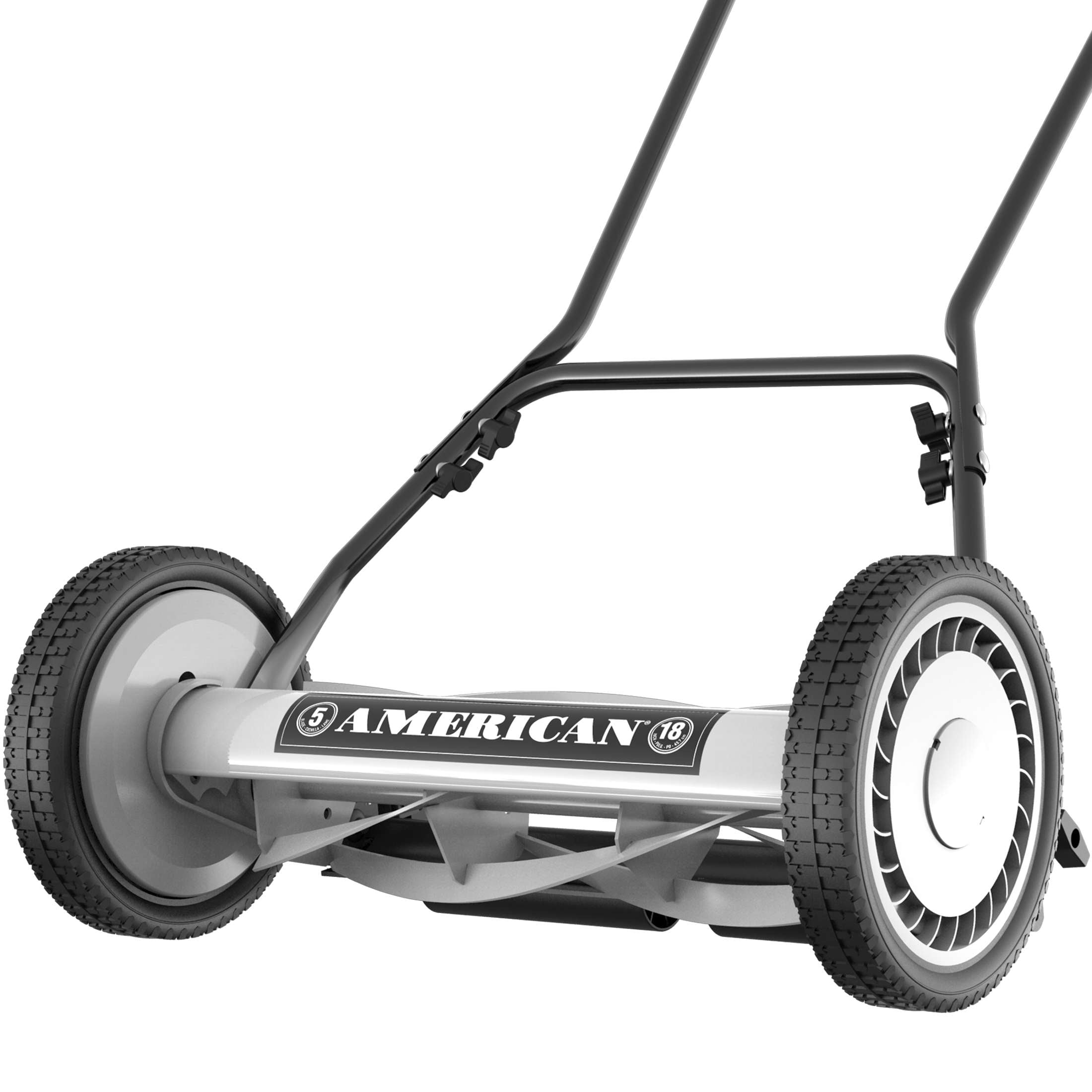 American Lawn Mower 1815-18 Push Reel Mower (Blue, 18 in) pmhhd
