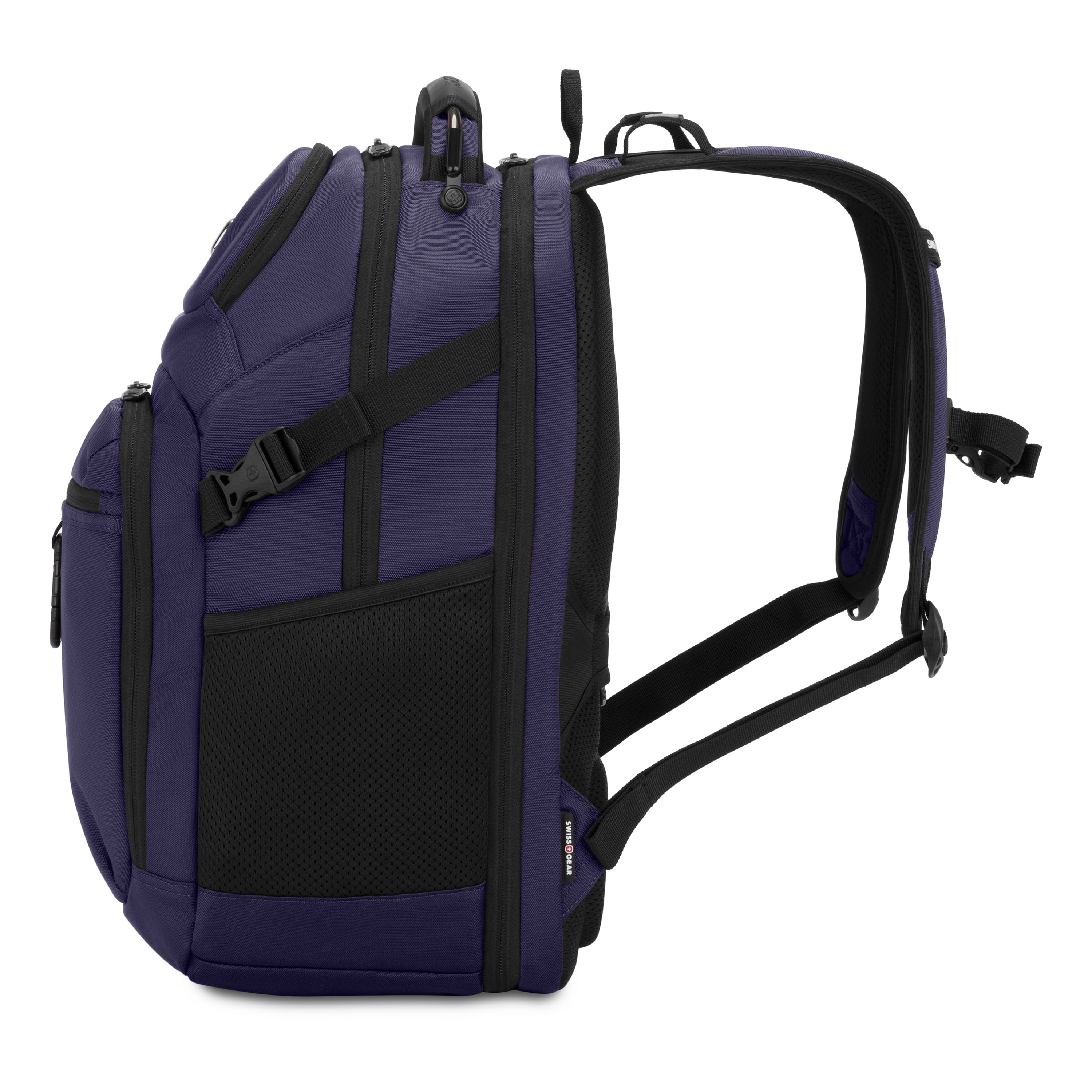 SWISSGEAR Stride ScanSmart Laptop Backpack, Ergonomic Travel Bag for 17 in Laptops (Peacoat Blue, 18 x 13.25 x 7.5 in) h9zll