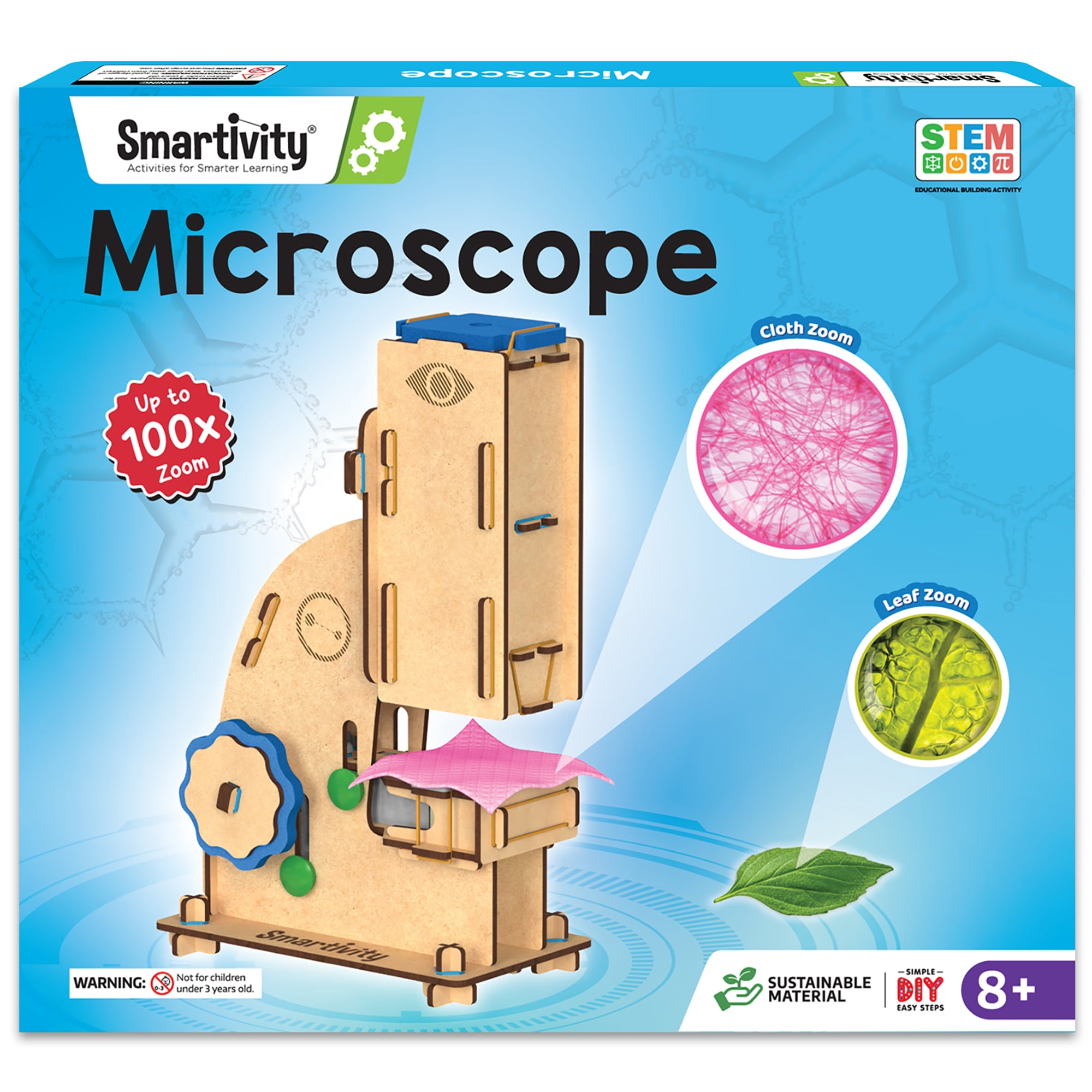 Smartivity Microscope DIY STEAM Educational Science Kit (100x Zoom) cshq2