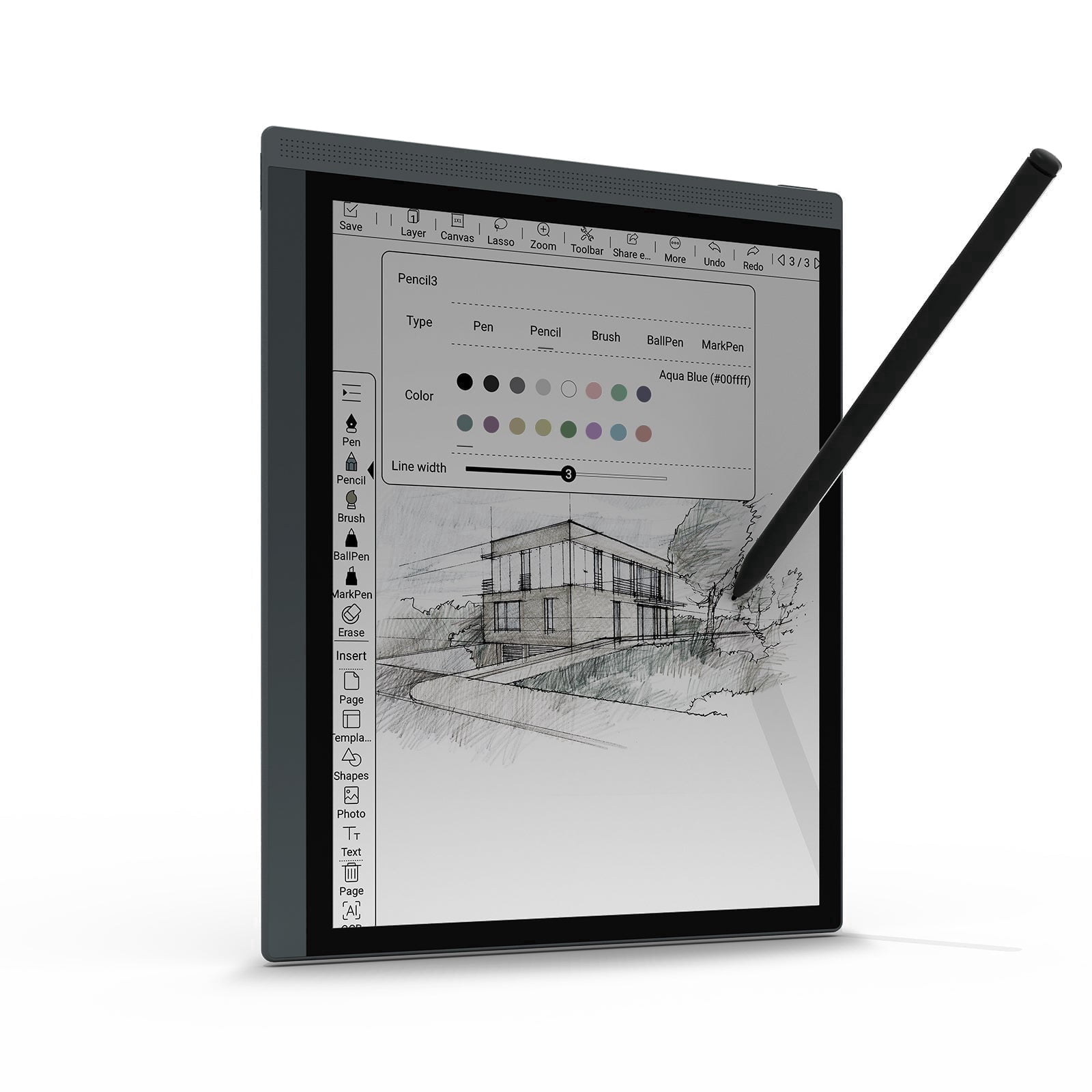BIGME B1051C 10.3-inch Color E-Paper Tablet, High-Resolution E-Ink Reader with 128GB Storage (Black) d0cvt
