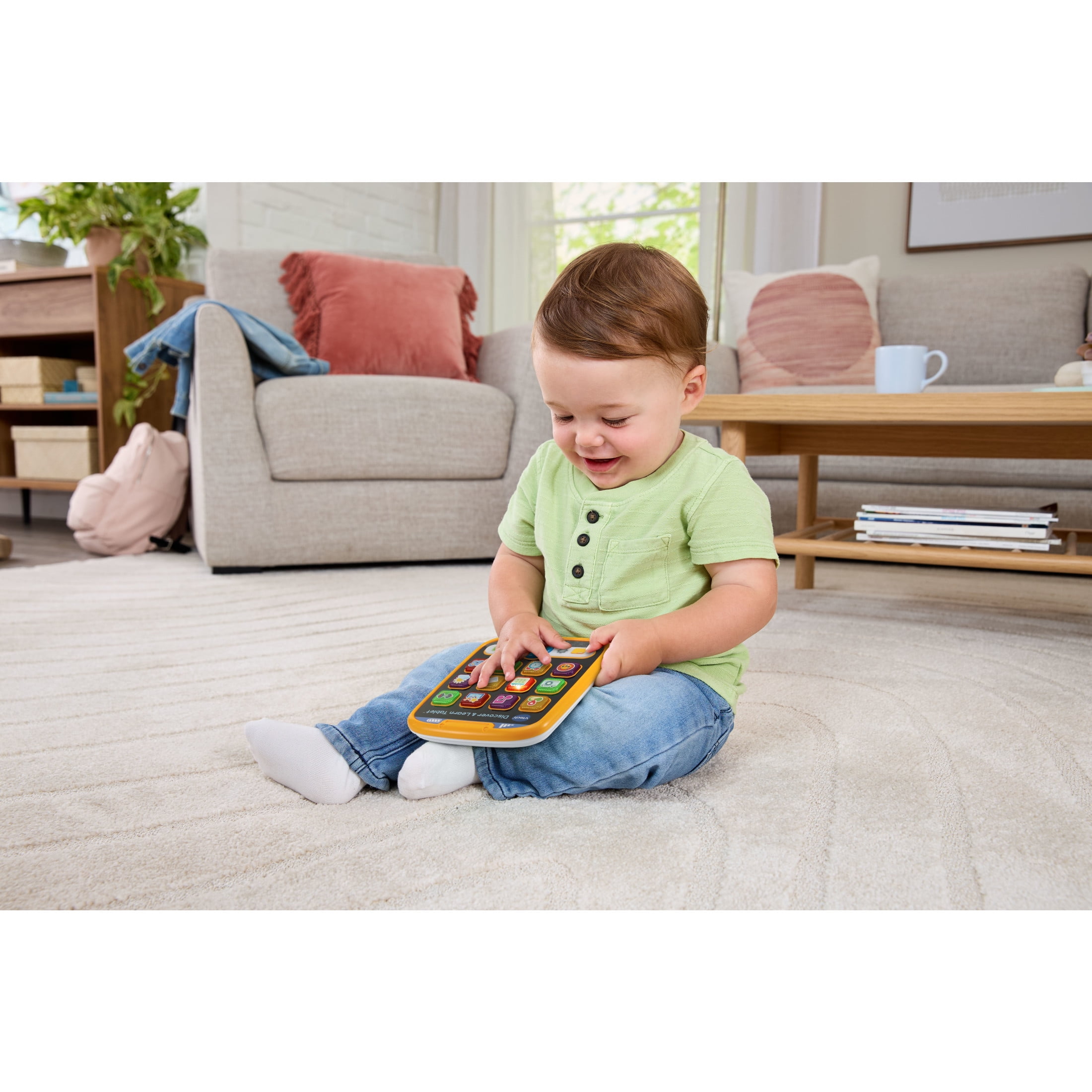 VTech Discover & Learn Bilingual Educational Tablet for Toddlers (Multicolor, 1 Pack) pxcrs