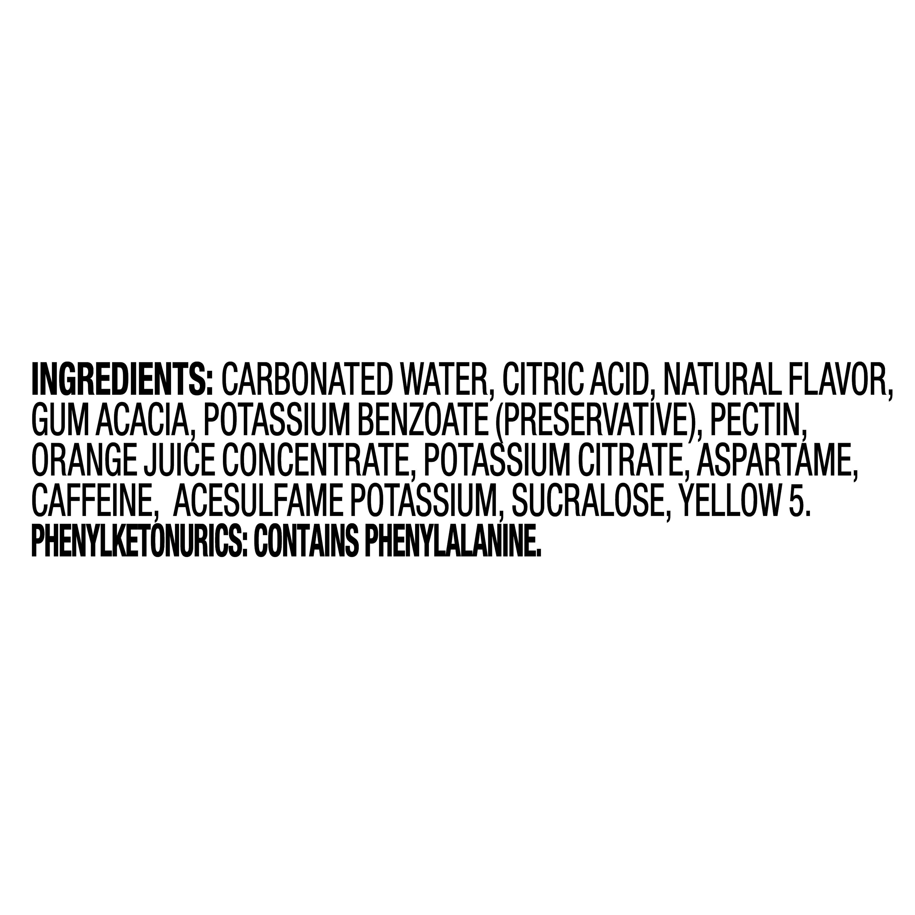 Great Value Diet Mountain Lightning Soda, Zero Sugar Refreshment (6 Pack, 67.6 fl oz) t98lr