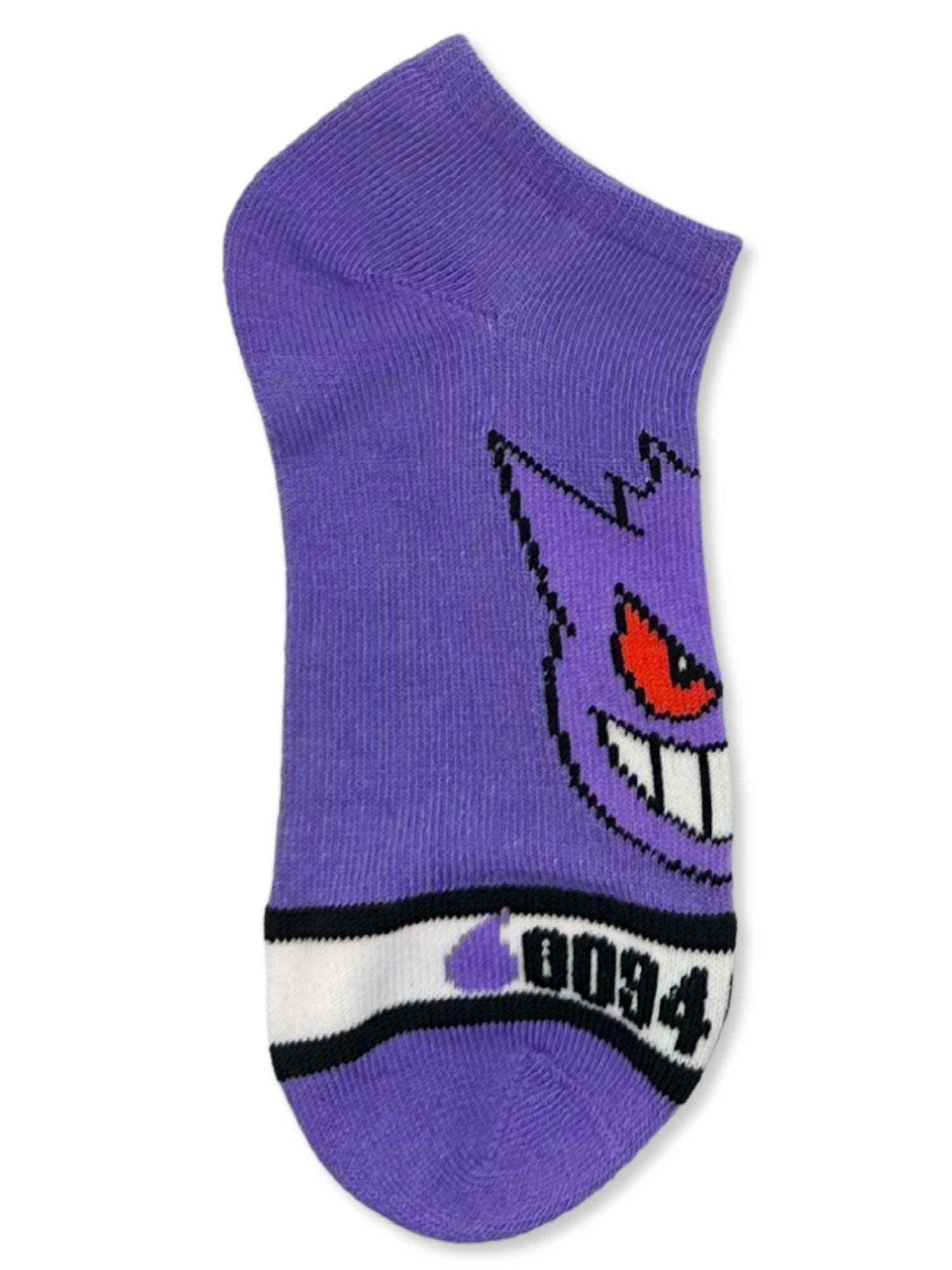 Pokémon Boys No-Show Socks, Comfortable Athletic Footwear, Multi-Character Design (5-Pack, S/M-M/L) yogxj