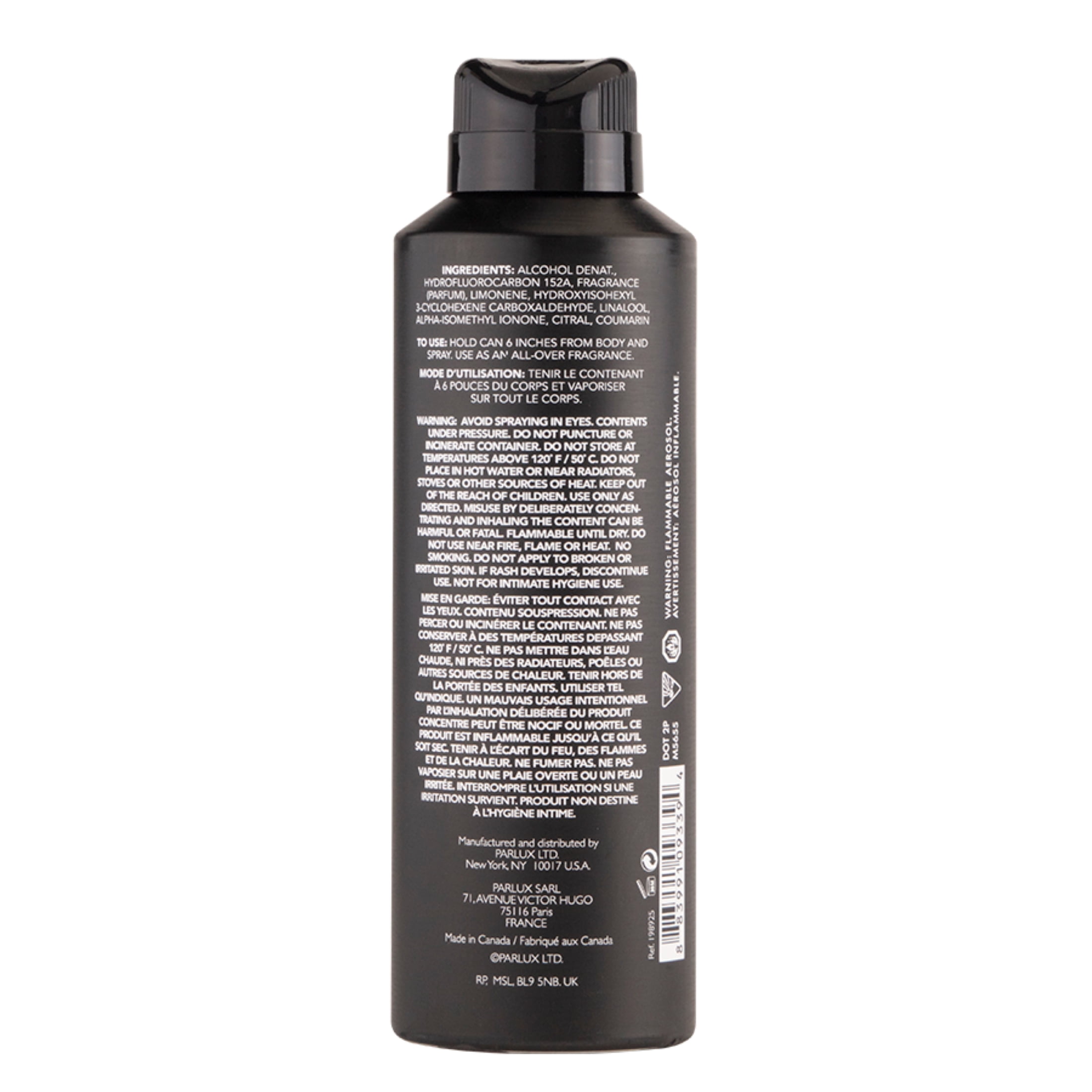 Kenneth Cole Vintage Black Body Spray for Men (Black, 6 oz) c65iw