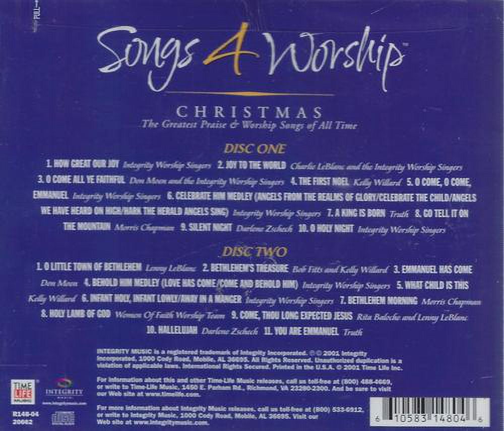Various Artists Songs 4 Worship: Christmas Holiday Music Collection (2 Disc Set) dz707