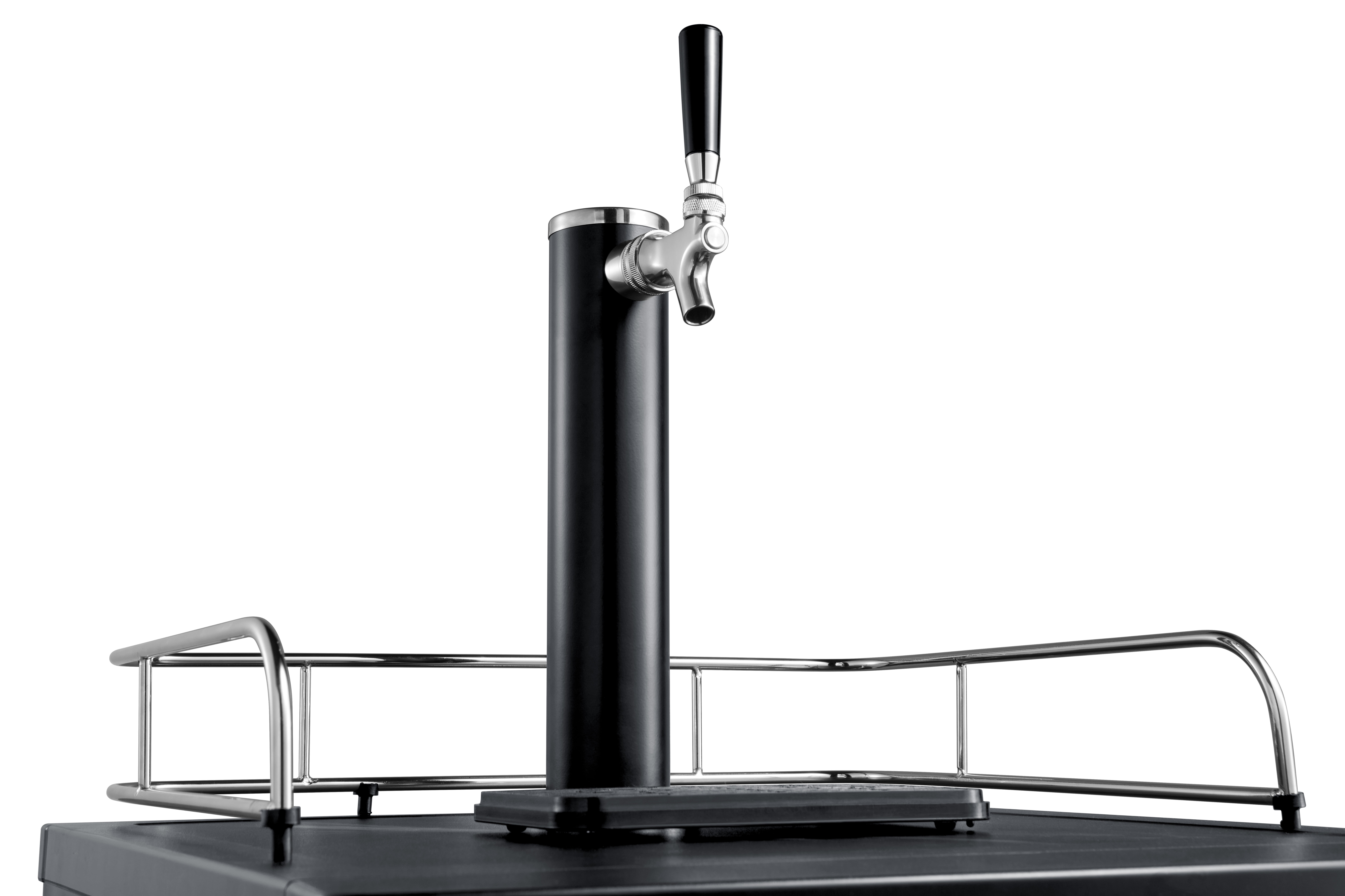 Arctic King Single Tap Kegerator Draft Beer Dispenser (Black, 4.9 cu ft) 0ynyn