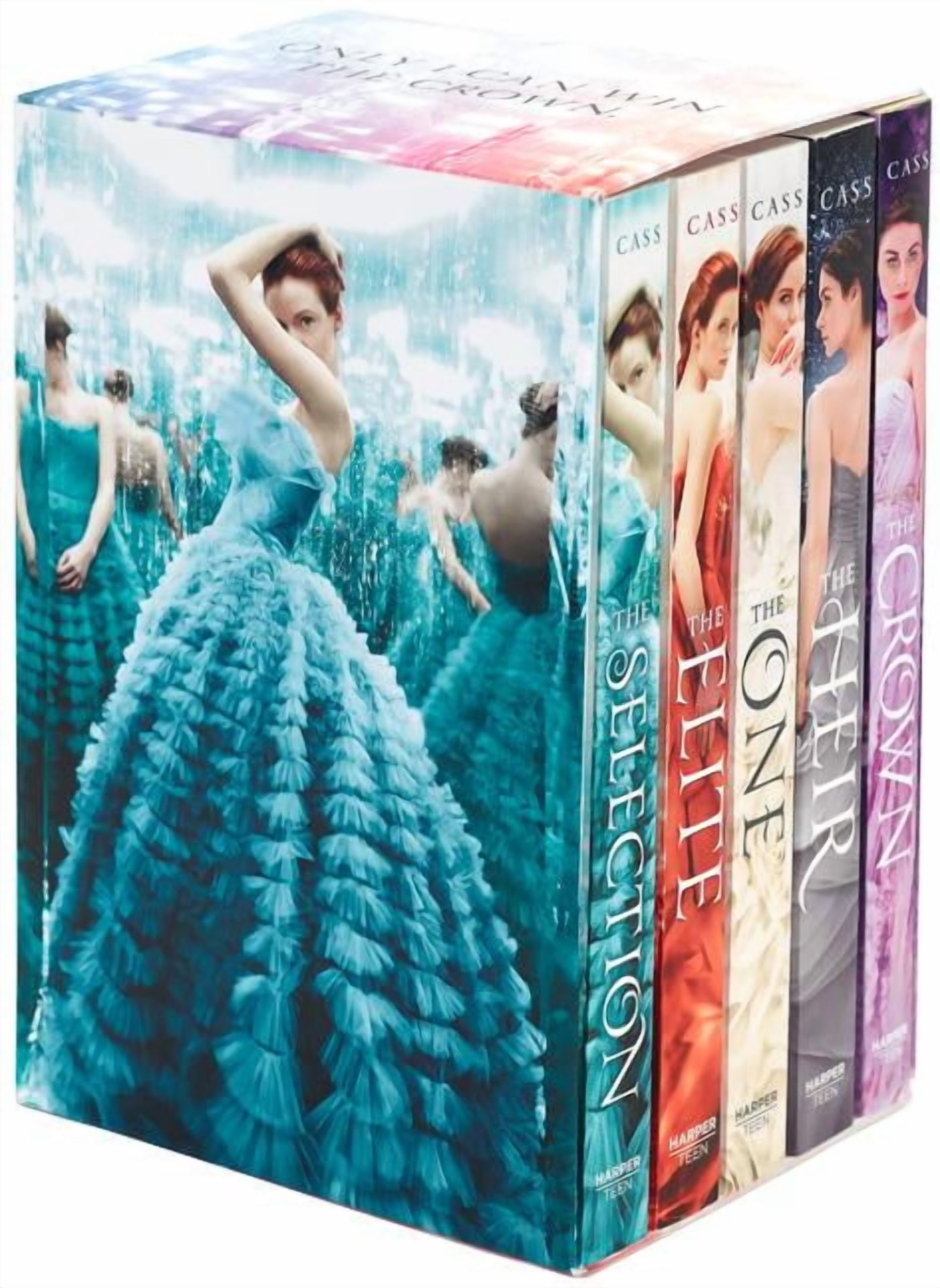 Kiera Cass The Selection Series 5-Book Box Set (Complete Collection, 5 Books) mwcqa