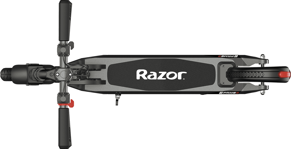 Razor E Prime III Electric Scooter for Adults, Portable Folding Commuter with 18 mph Max Speed and 15-mile Range (Black, 220 lb Capacity) fjgv5
