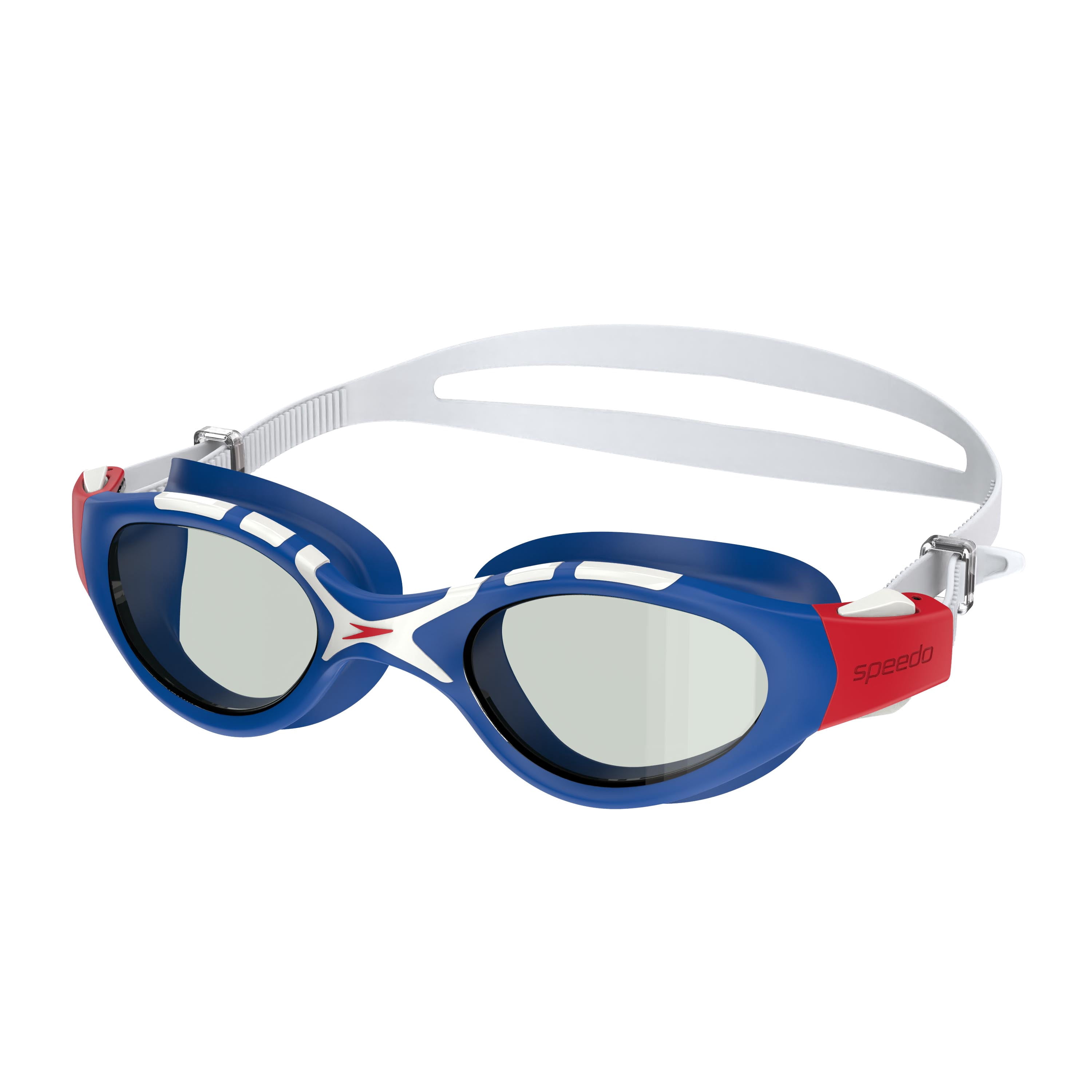 Speedo Junior Seabreeze Swim Goggles Anti-Fog UV Protection (Silver, 2 Pack) nn4sd
