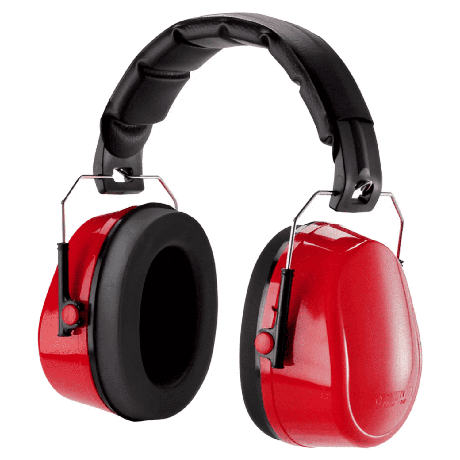 Sanoxy Low-Profile Hearing Protection Earmuffs, NRR 23 Noise Reduction Safety Gear (Red, One Size) 79xnk