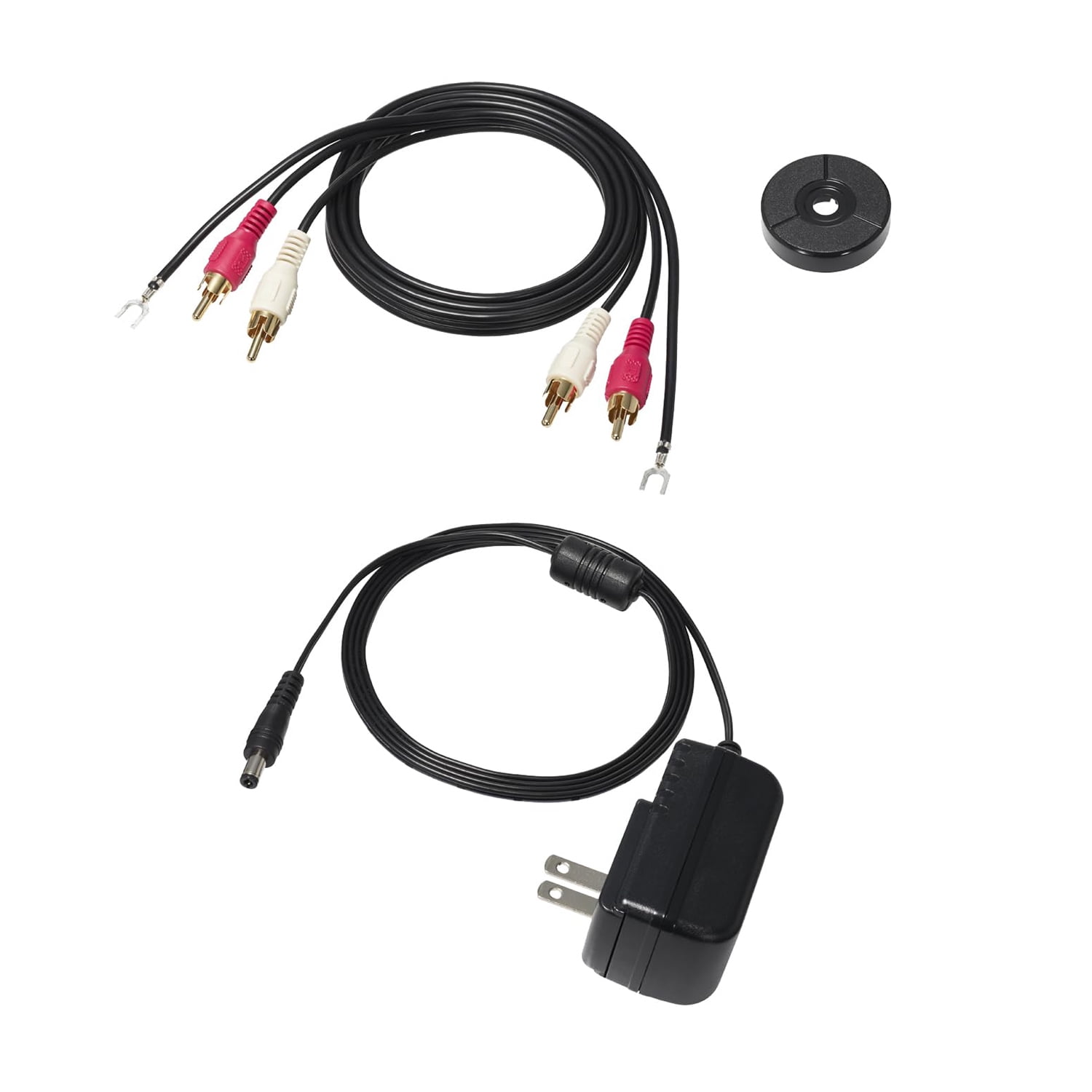 Audio-Technica AT-LP70XBT Fully Automatic Wireless Belt-Drive Turntable Bundle with Silicone Platter Mat and Record Cleaning Kit (Black) e7vke