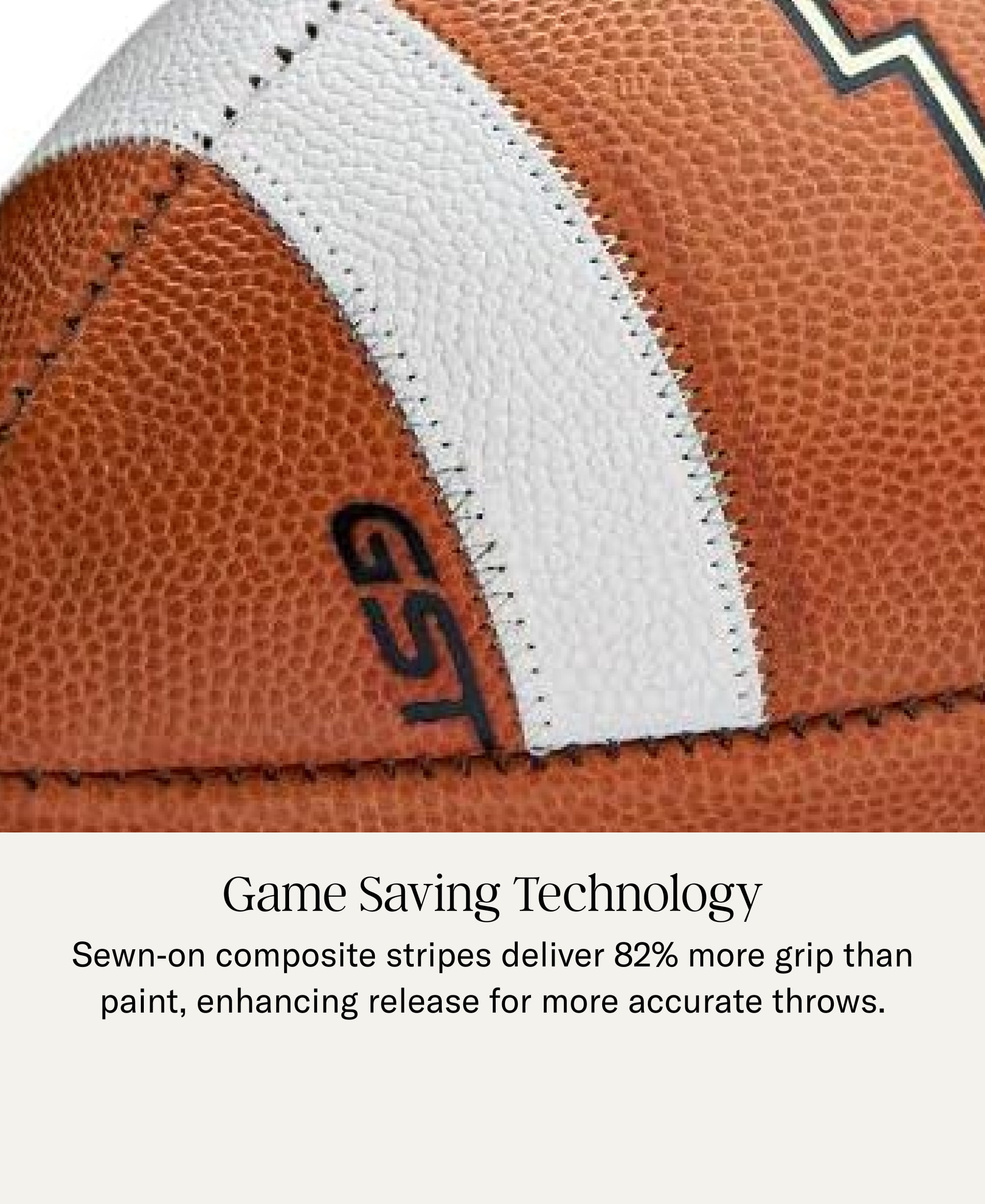 Wilson GST 1003 Official Size Leather Game Football (Brown, Official Size) xz3z0