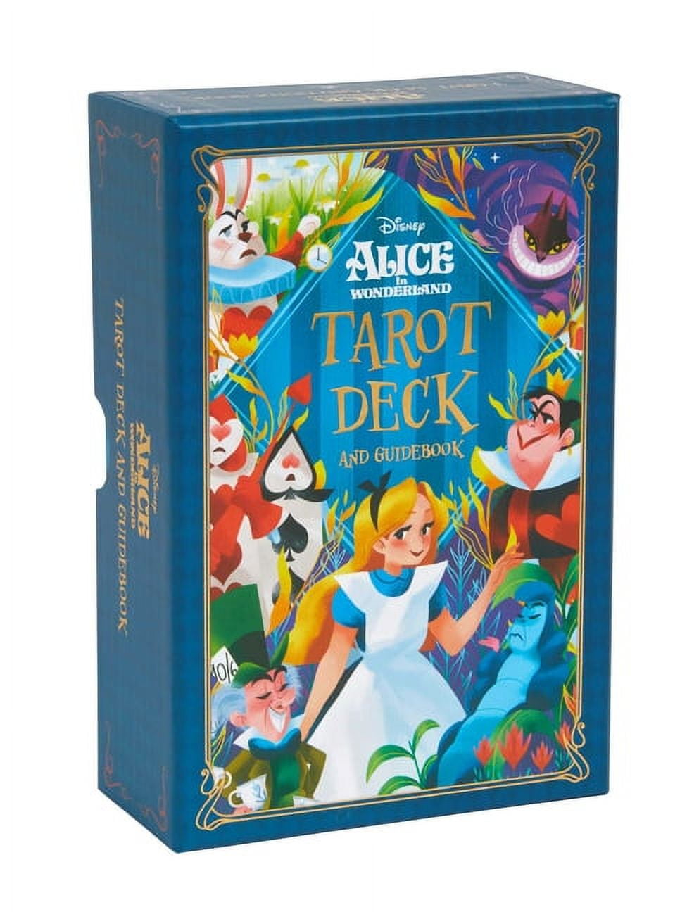 Minerva Siegel Disney Alice in Wonderland 70th Anniversary Tarot Deck (78-Card Set, 3.88 in) bacs4