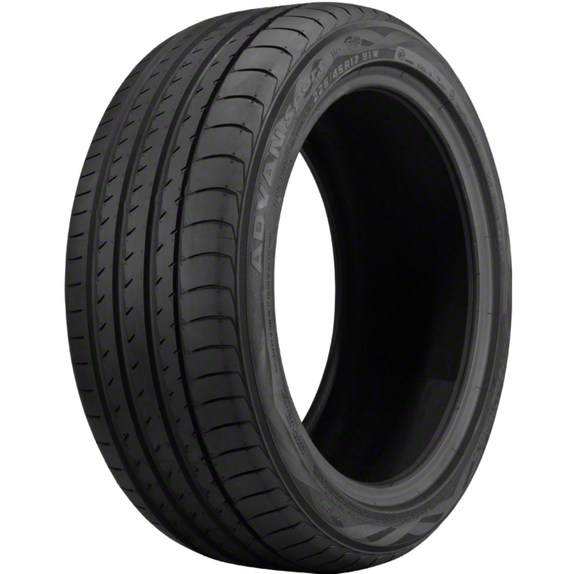 Yokohama Advan Sport V105 Ultra-High-Performance Summer Tire (Black Sidewall, 235/40ZR19) 380ay