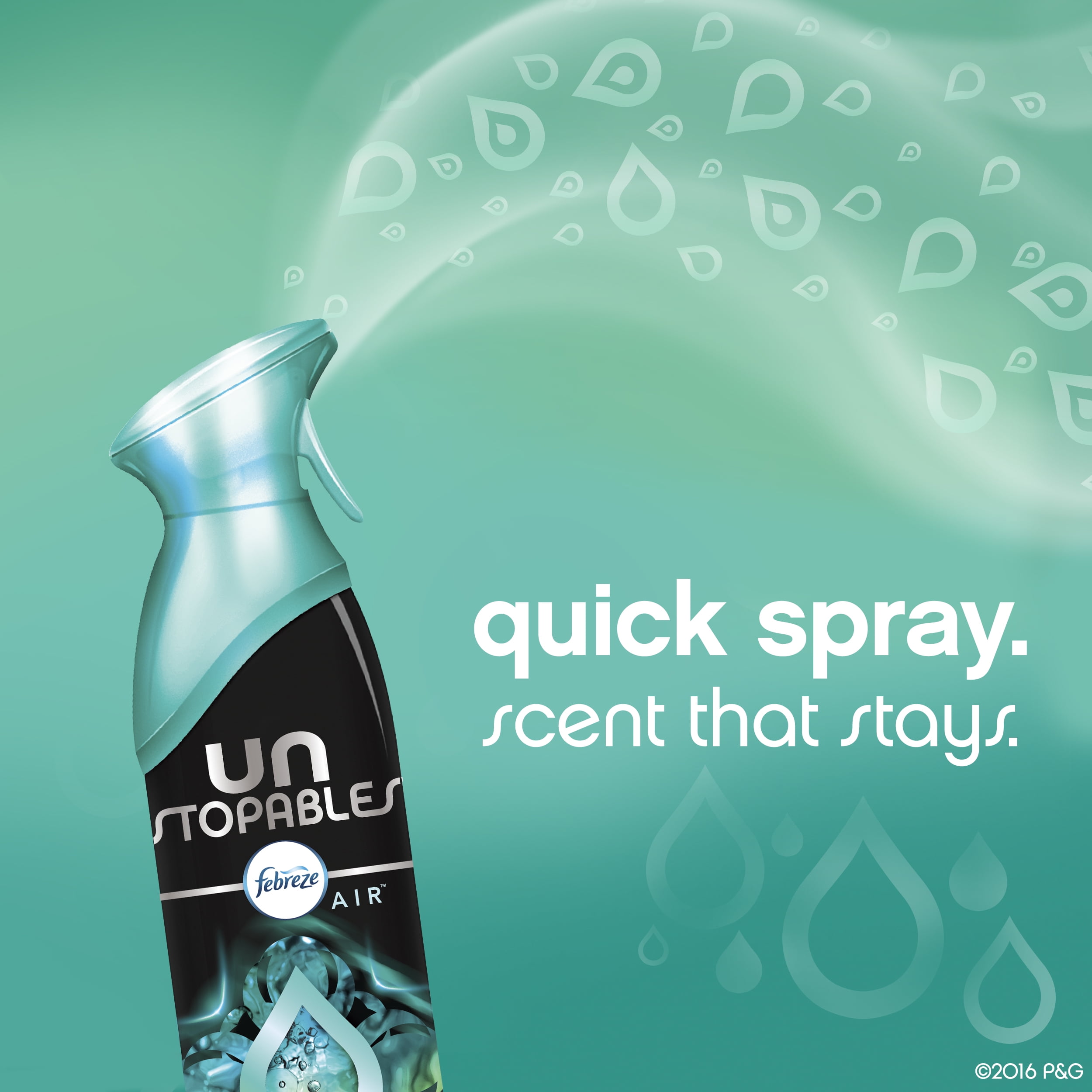 Febreze Unstopables FRESH Air Freshener Spray Long-Lasting Odor Eliminator (Fresh Scent, 3 Pack, 8.8 oz each) i3zz4