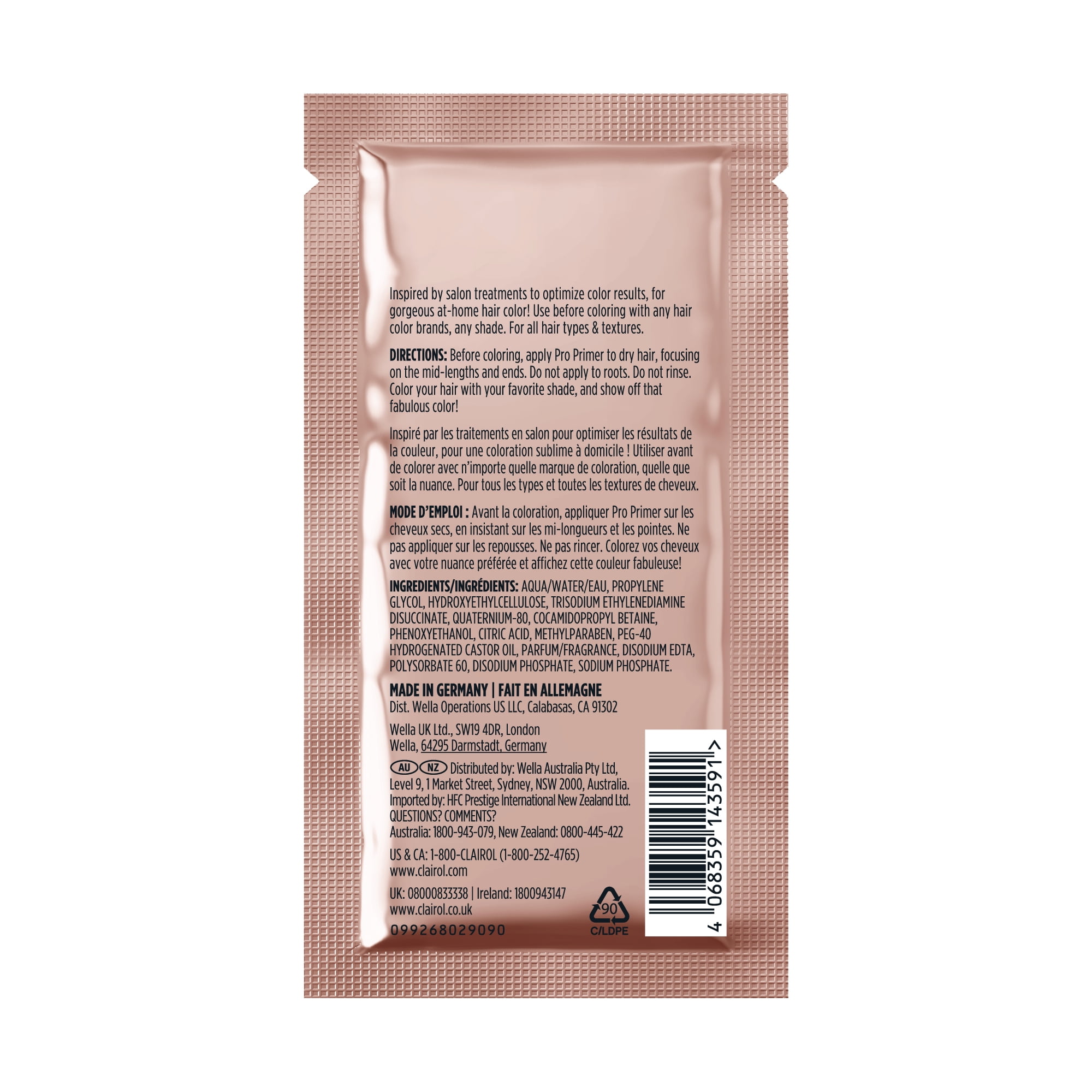 Clairol ProRegimen ProPrimer Hair Dye Pre-Treatment, Salon-Inspired Color Optimization (1 fl oz) 1we0g