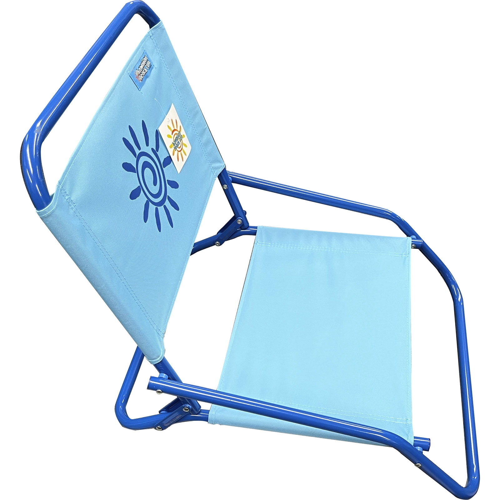 HI FLDING FURNITURE Beach Chair Lightweight Portable Folding Seat (Assorted Colors, 1 Pack) tpx1h