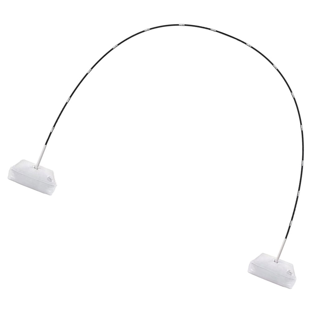 MLINS Adjustable Balloon Arch Stand Kit with Water Fillable Base for Party Decorations (White, 1 Set) s6t5t