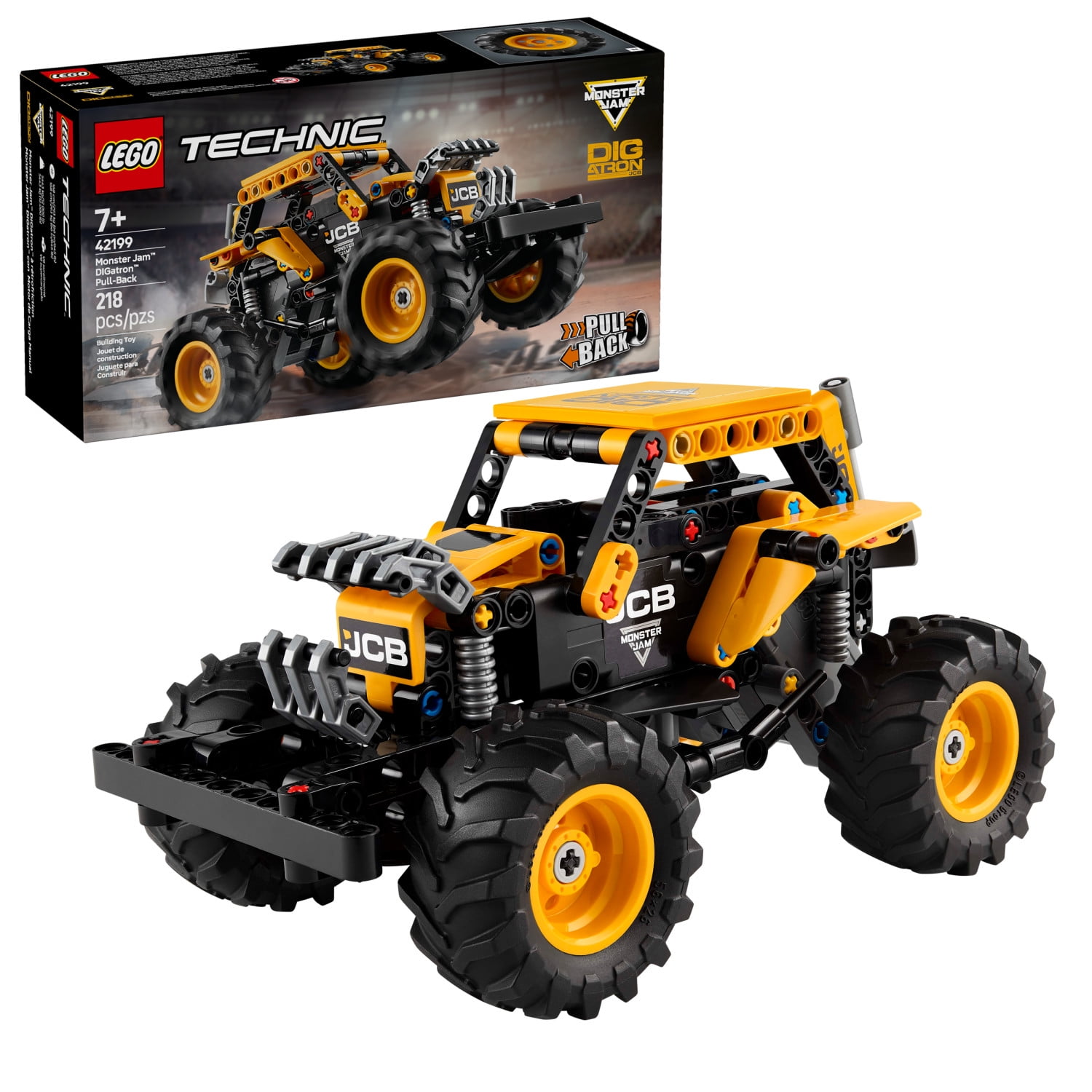 LEGO Technic Monster Jam DIGatron Pull-Back Monster Truck Building Set (218 Pieces, 4 in. High) ysc8k