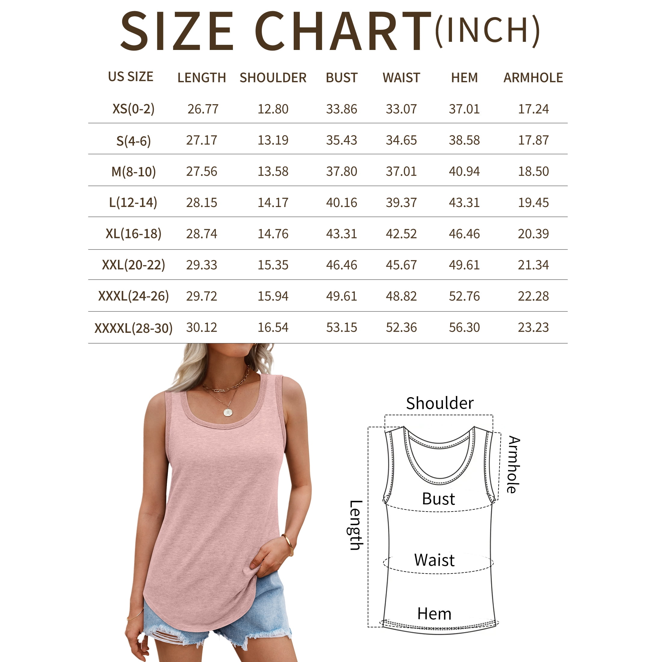 SUNBS Women's Casual Crewneck Sleeveless Tank Top Loose Fit Summer Blouse (Black, XL) ch93j
