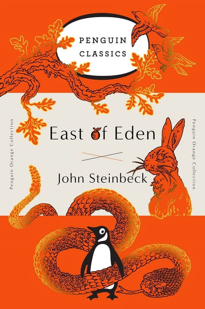 John Steinbeck East of Eden Penguin Orange Collection (Paperback, 608 Pages) f8k2u