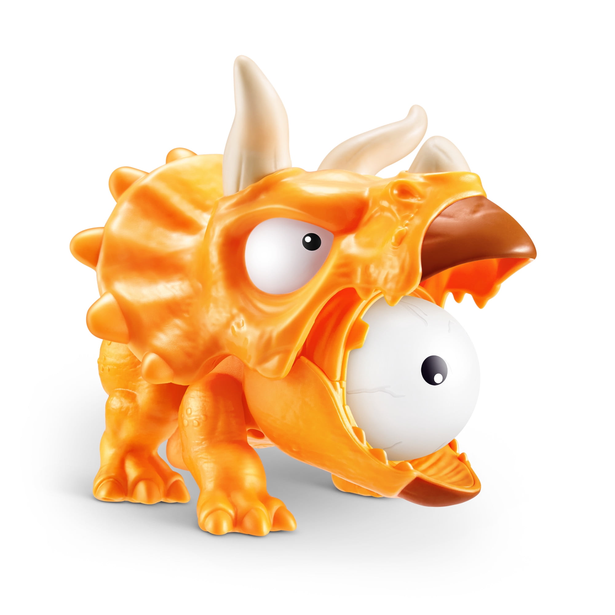 Smashers Dino Island T-Rex Battles Dinosaur Action Playset (Orange, 1 Pack) p7eqj