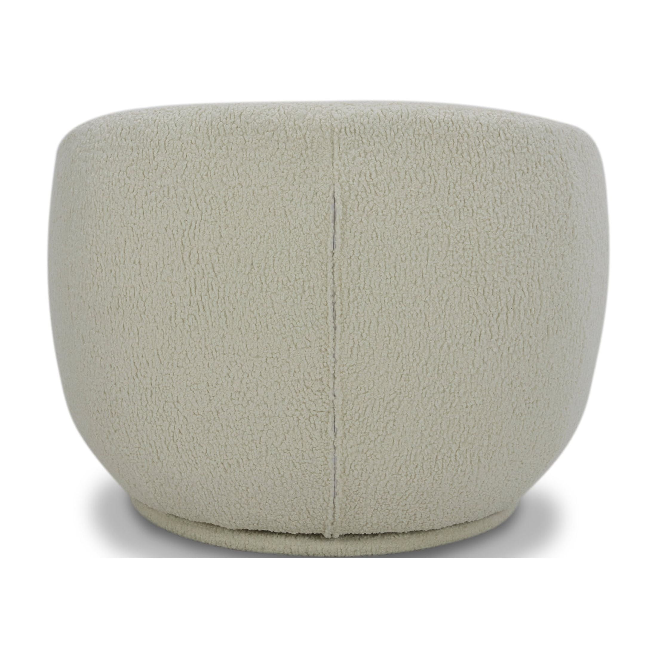 Better Homes & Gardens Mira Swivel Accent Chair, Modern Faux Shearling Lounge Seat (Cream, 34.75 in L x 33.5 in W x 27.5 in H) r3sxf