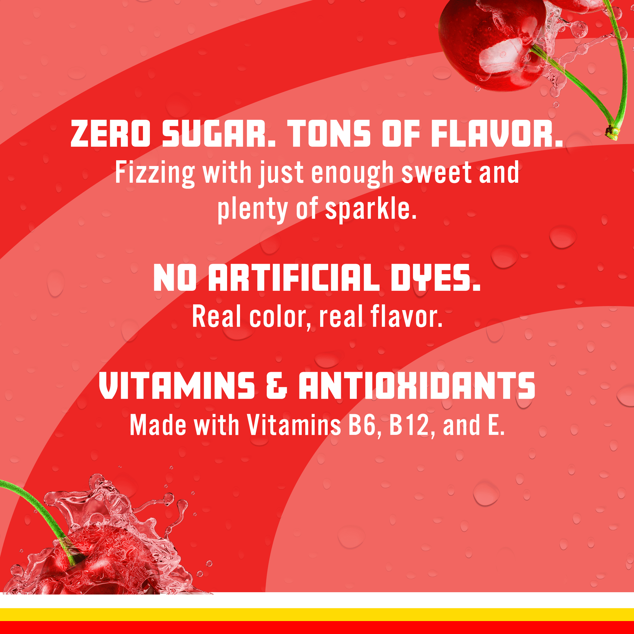 Sparkling Ice Life Savers Wild Cherry Sparkling Water (Zero Sugar, 17 oz) 6vsjw