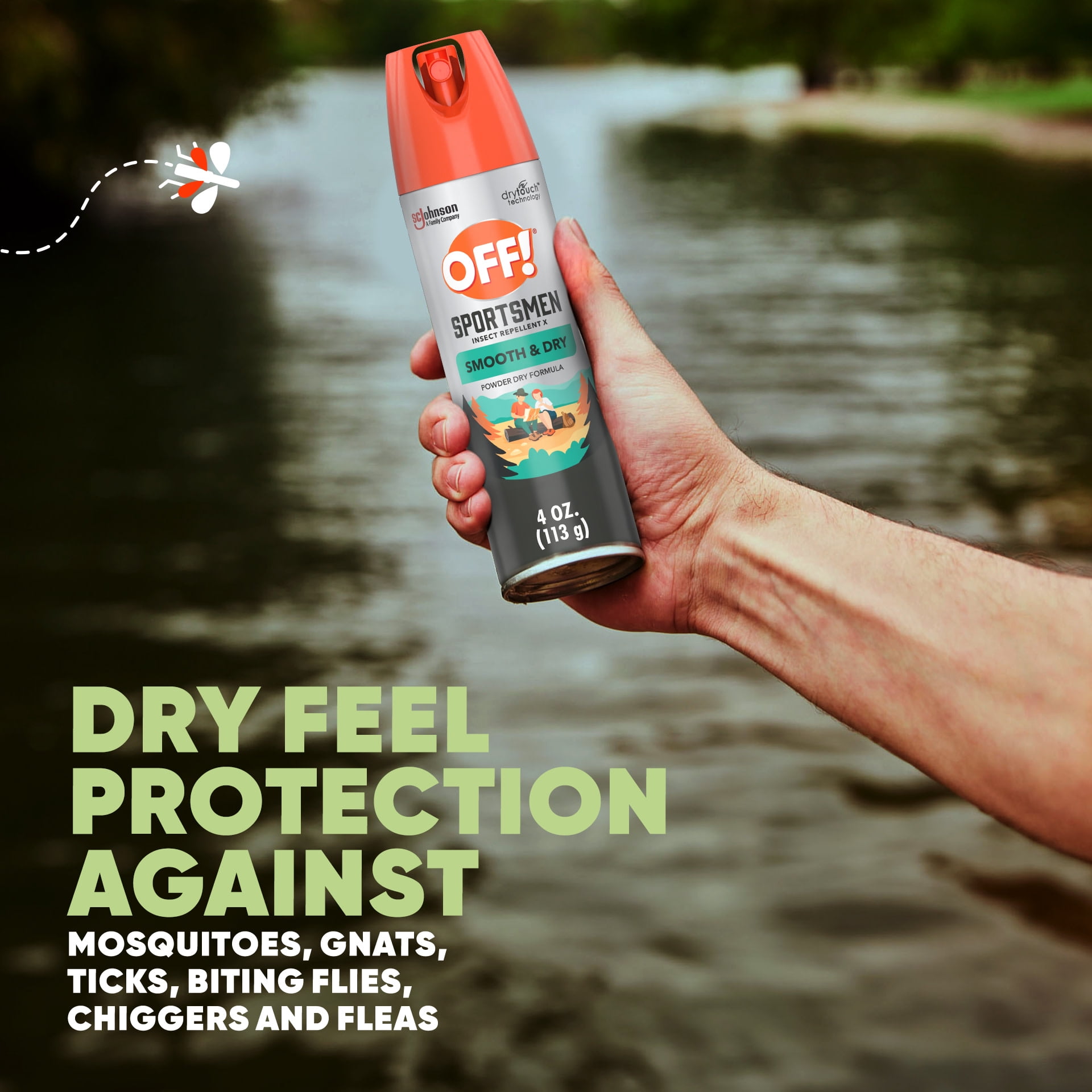 OFF! Family Care Smooth and Dry Insect Repellent, Non-Greasy Formula (4 oz, 2 Count) 4wrhu