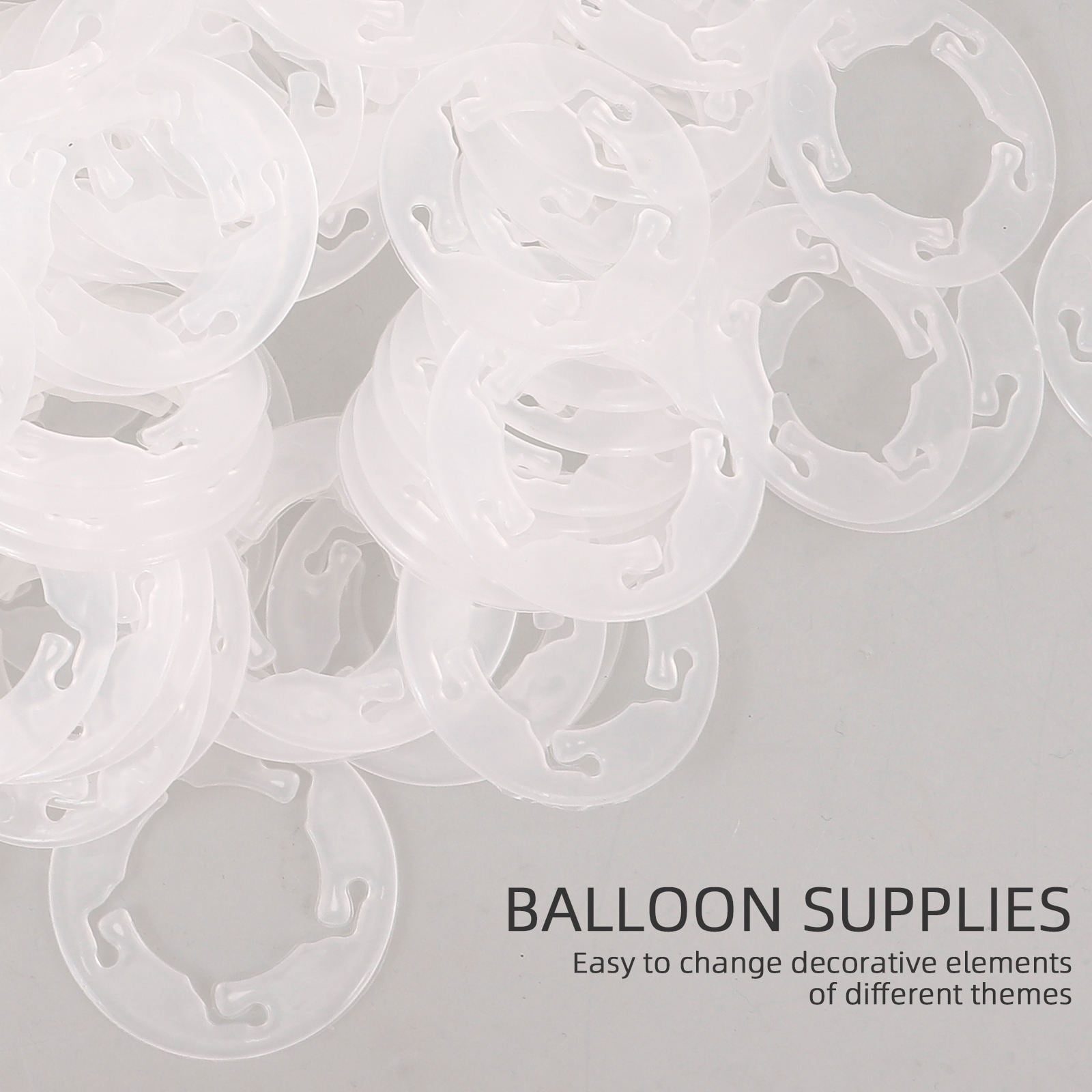 GOOHOCHY Balloon Arch Clip Kit for Wedding and Party Decoration (Clear, 100 Pack) ecldd