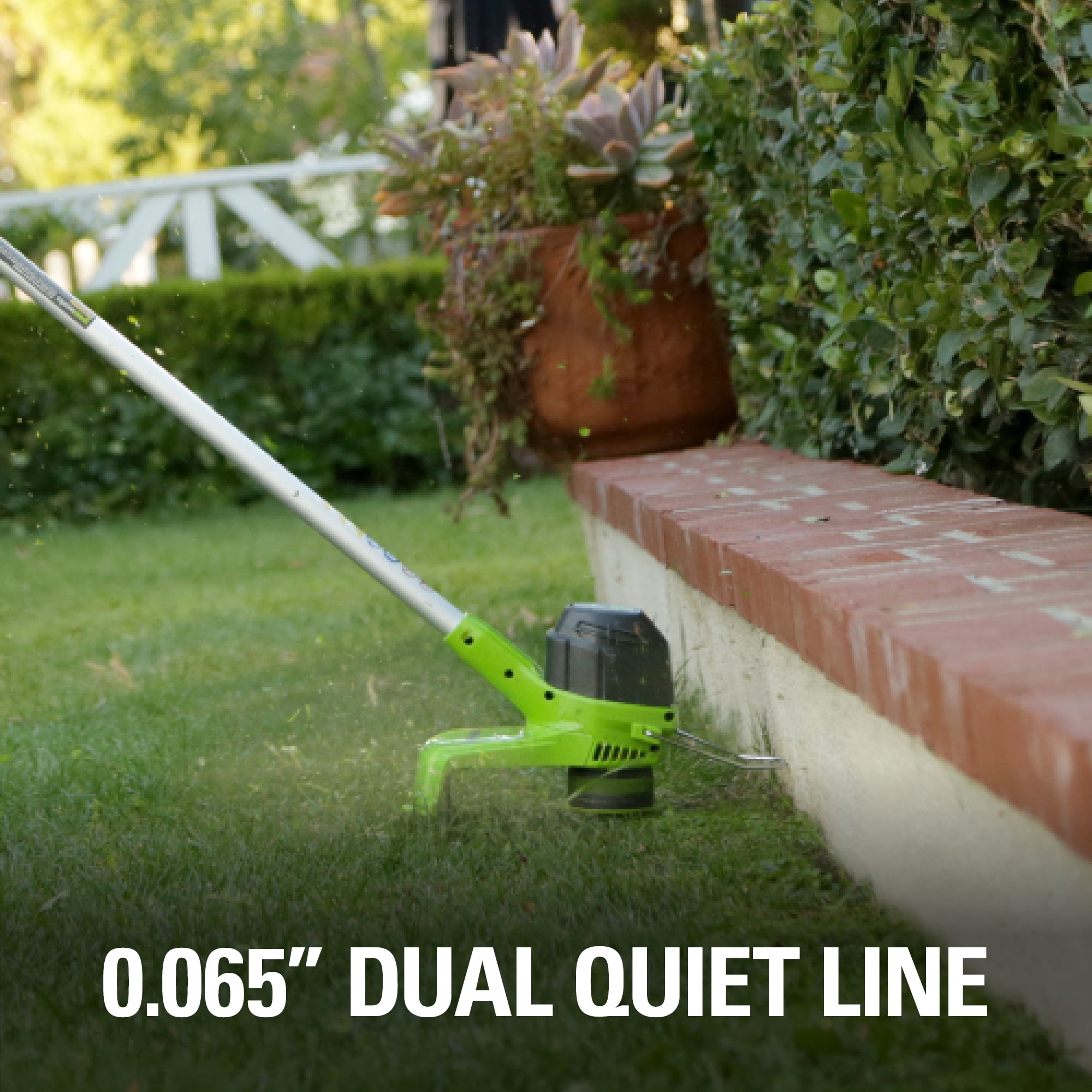 Greenworks 40V Cordless String Trimmer with 2.0 Ah Battery and Charger (12 in) a3ln1