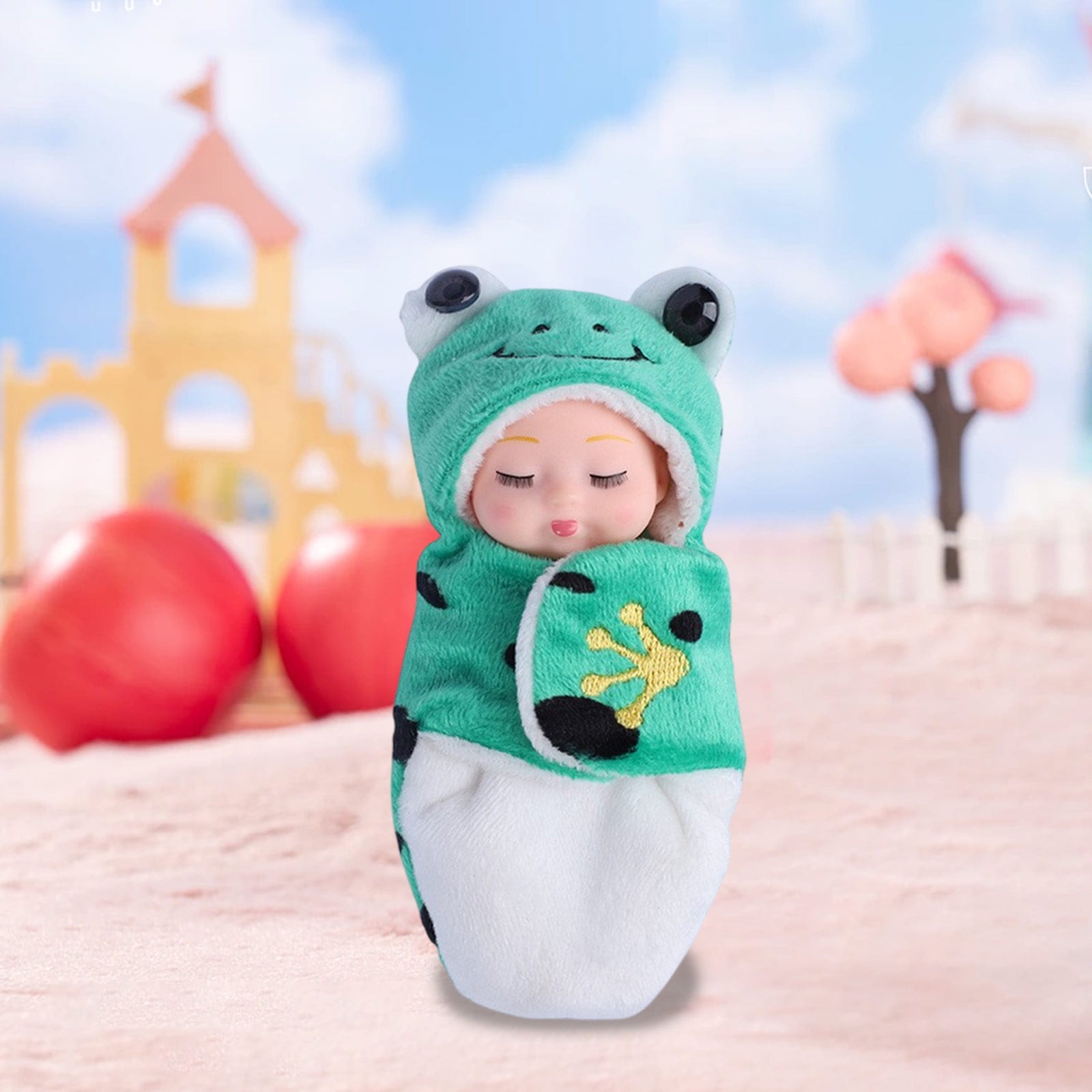 Tarmeek Mini Baby Doll Toy Set with Animal Costume (5 in) 5iij4